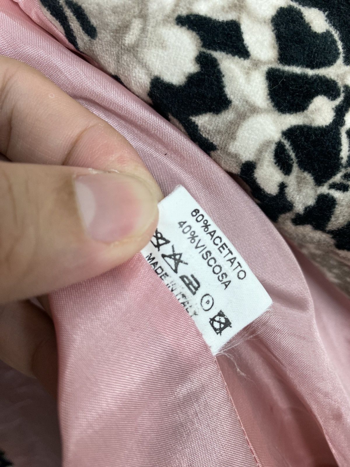 Other Rare‼️ Vintage Cristina Capucci Flower Velvet Coat Made Italy Size M / US 6-8 / IT 42-44 - 9 Thumbnail