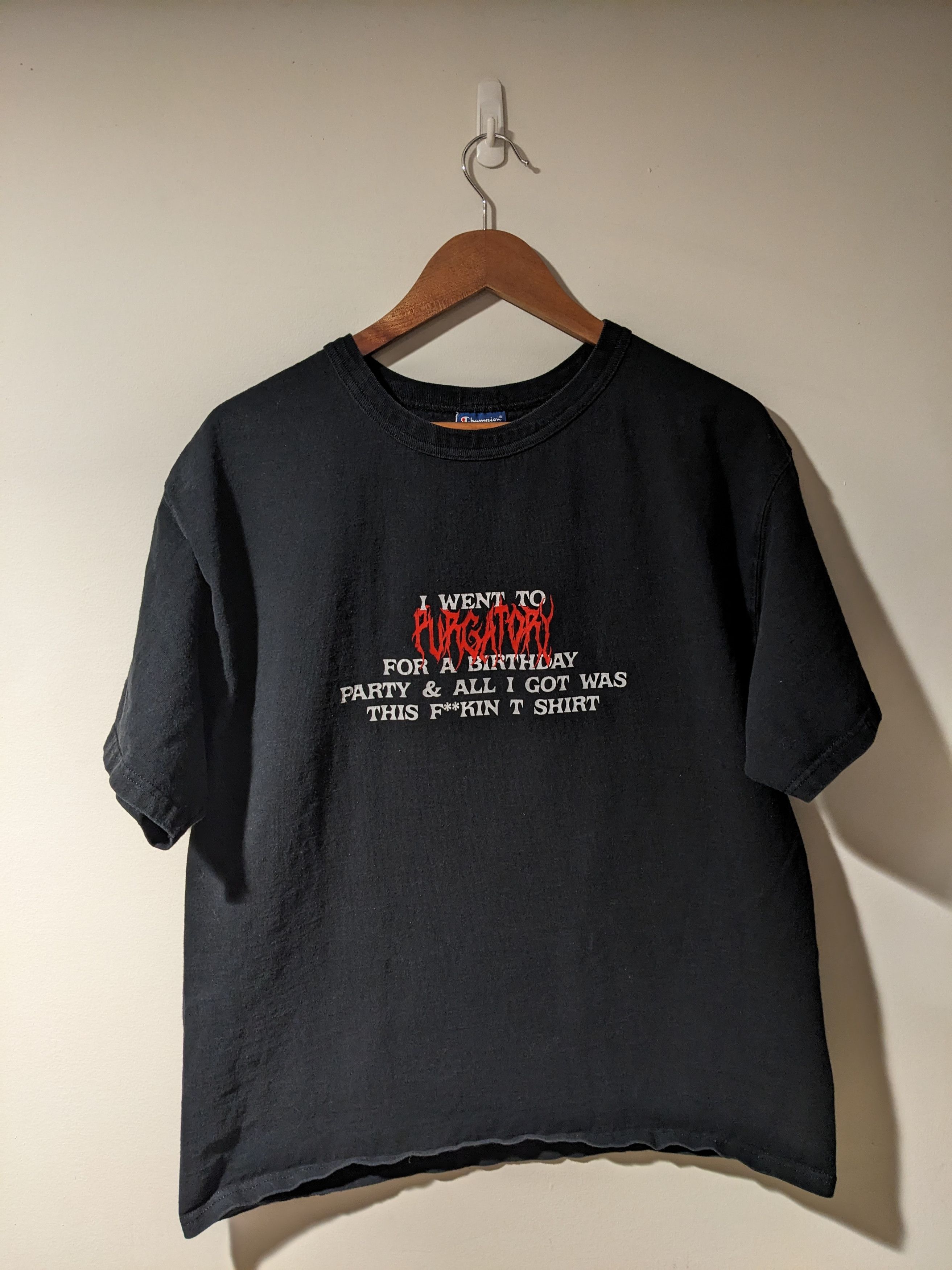 Champion × Vintage Vintage Y2K Purgatory The Space in Between Vinnie T-Shirt Size US L / EU 52-54 / 3 - 1 Thumbnail