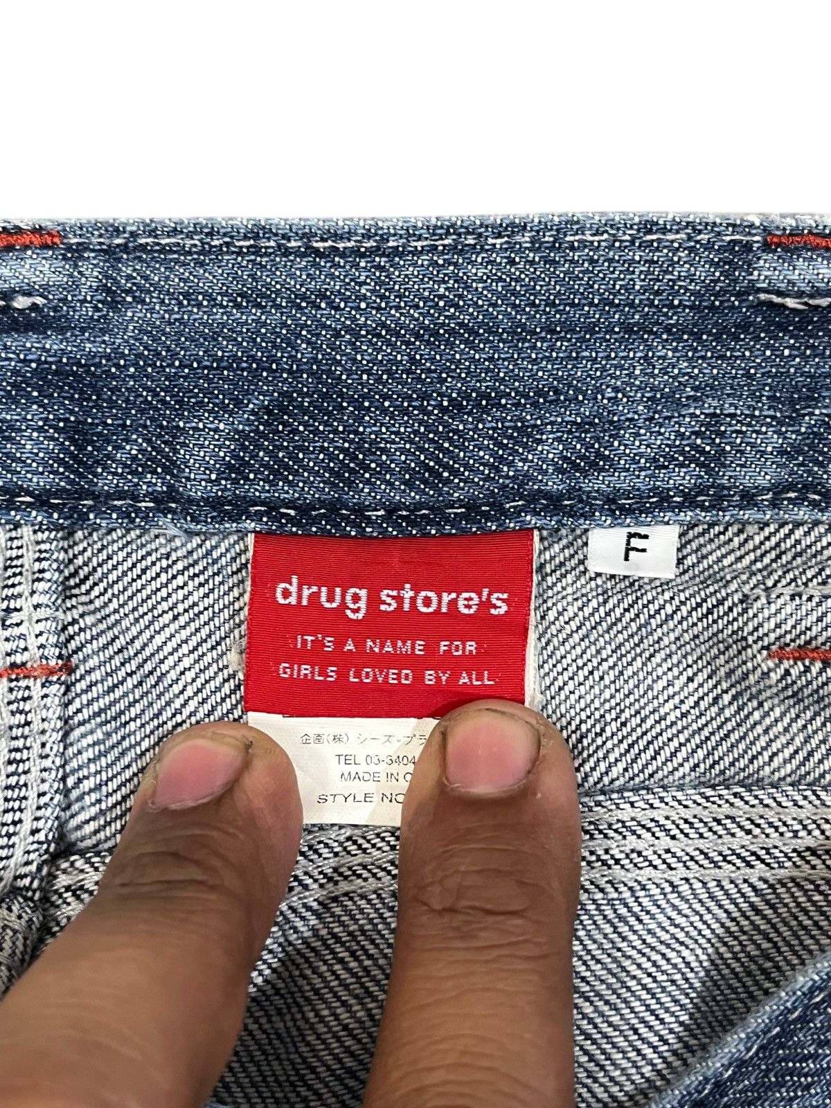 Japanese Brand Vintage Drug Store’s Flare Carpenter Denim Size US 33 - 8 Thumbnail