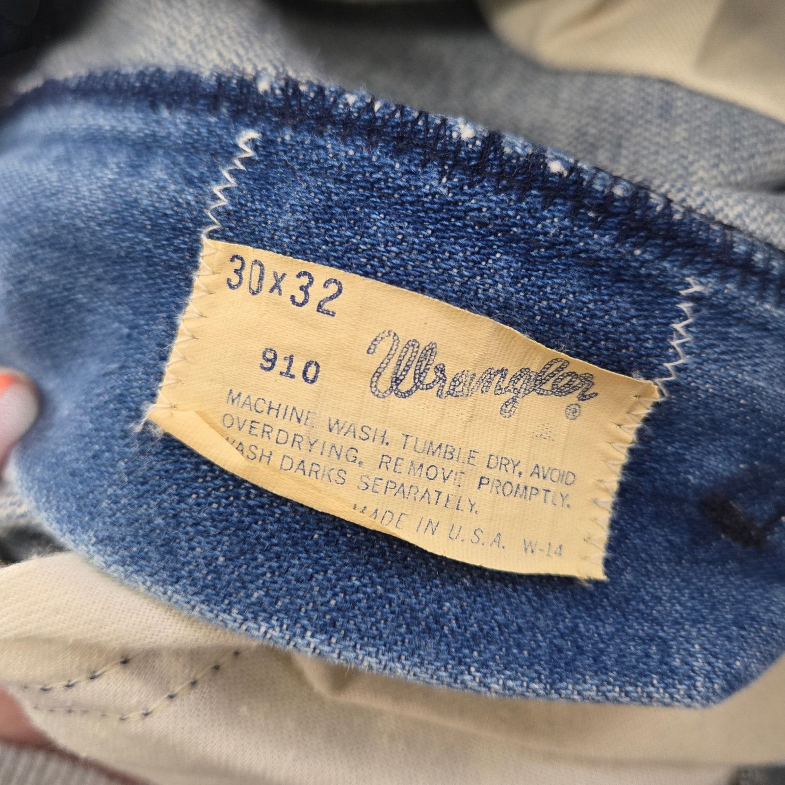 Wrangler Vintage 70s Wrangler 910 Flare Jeans 28 Size 28" / US 6 / IT 42 - 8 Thumbnail