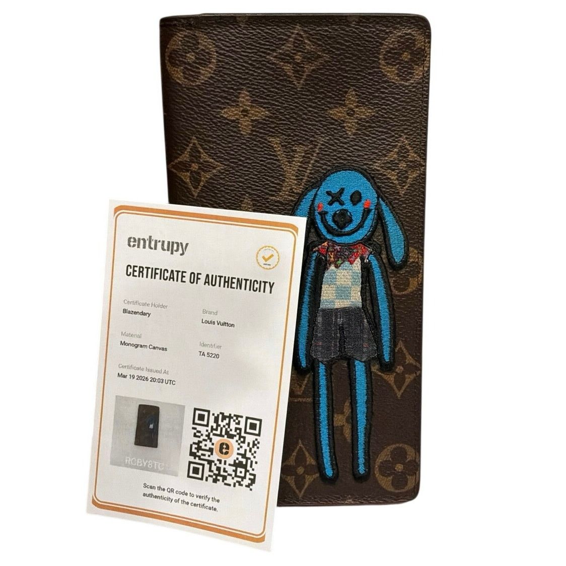 Louis Vuitton Louis Vuitton Brazza Wallet LV Friends Virgil Abloh Zoooom Size ONE SIZE - 3 Thumbnail