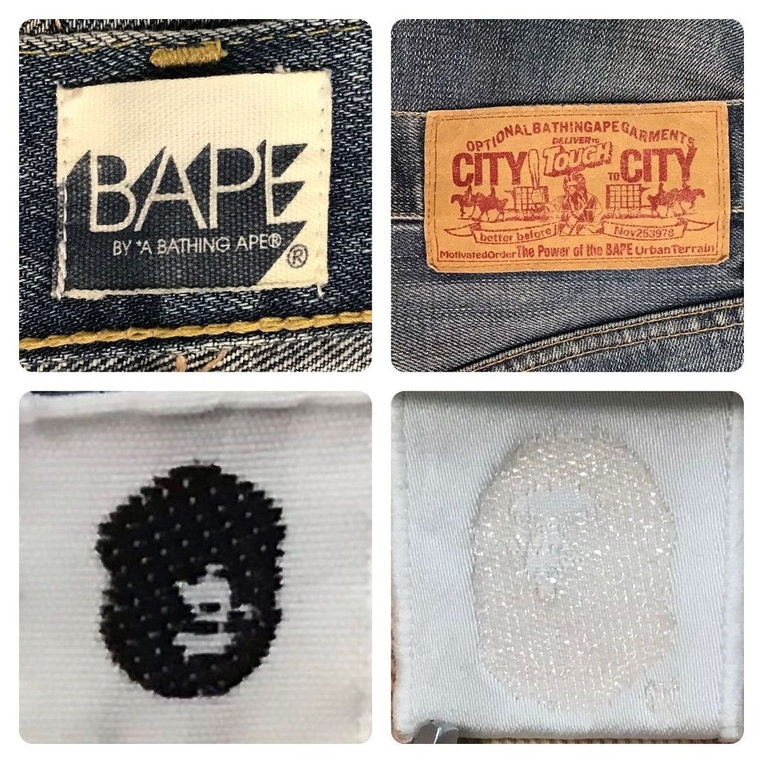 Bape BAPE CAMO APE HEAD Denim Pants a bathing ape NIGO ★size M Size US 32 / EU 48 - 10 Thumbnail