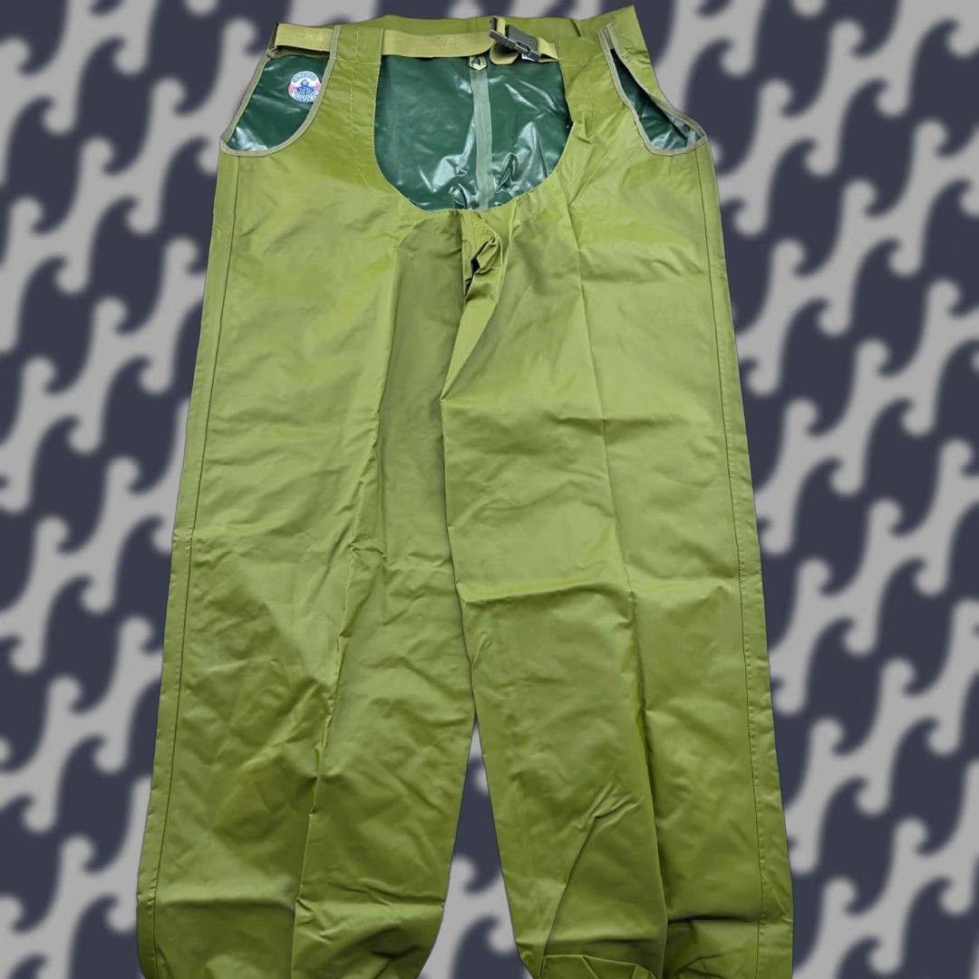 Rains Aalesund Oljeklede Mens Waterproof Rain Pants M Green Outdoor Army Pants Mens Rain Pants Mens Green Military Weatherproof Wateproof Size US 31 - 1 Thumbnail
