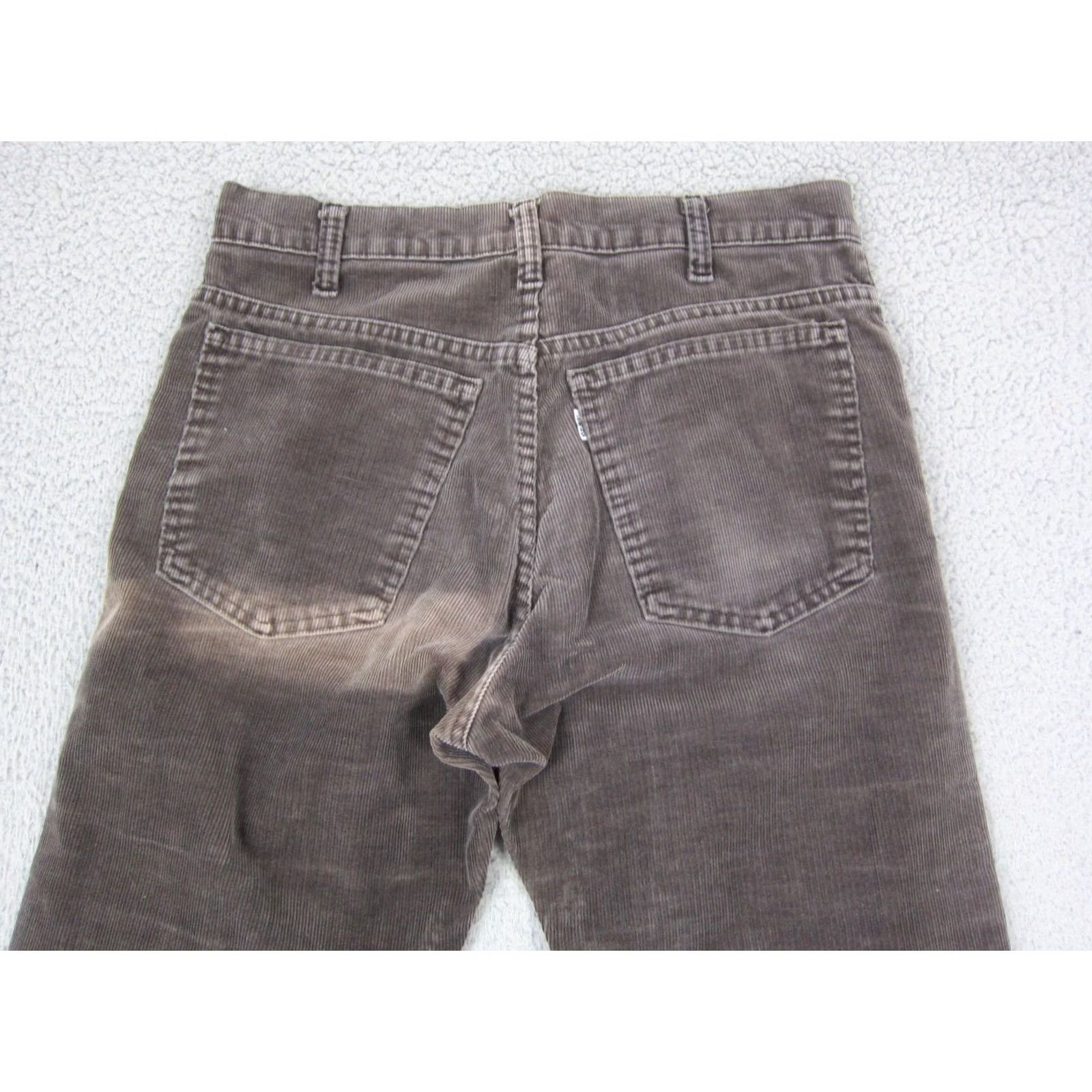 Levi's VINTAGE Levi's 500 Series Jeans Corduroy Brown 30x33 Regular 5-Pocket Levi's Mens Straight 90s 80s Clothing Size US 30 / EU 46 - 2 Thumbnail