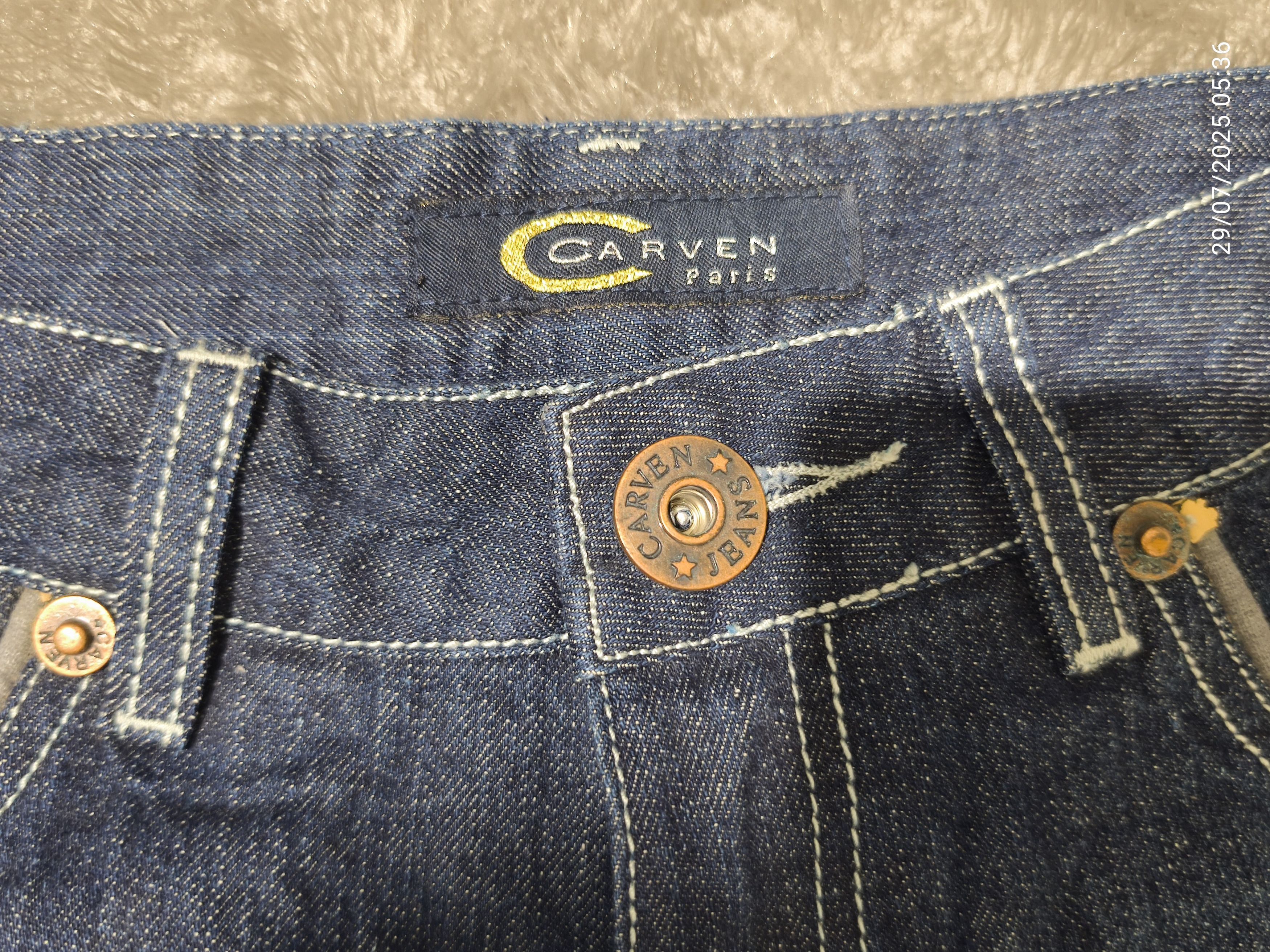 Carven Jeans pant Y2K Carven Size 28" / US 6 / IT 42 - 2 Thumbnail