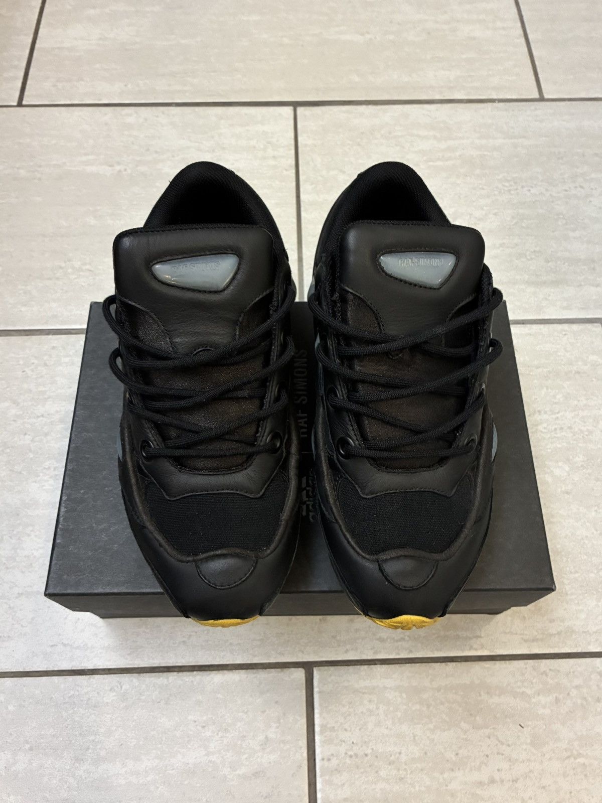 Raf Simons Raf Simons x Adidas Ozweego 3 “Black Corn” Sneakers Size US 8.5 / EU 41-42 - 2 Thumbnail