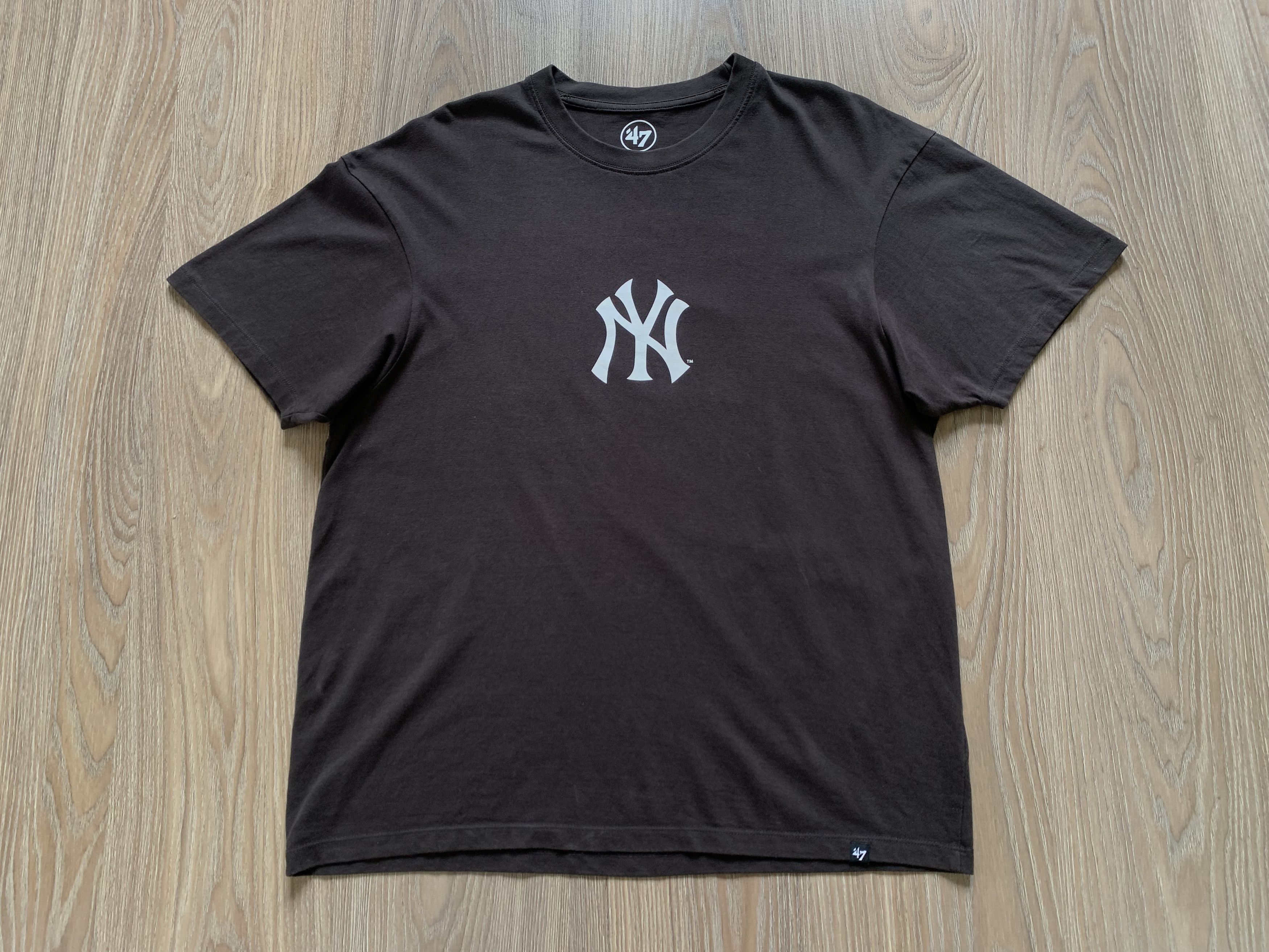 New York Yankees × Nike New York Yankees Big Logo Black T Shirt Size US S / EU 44-46 / 1 - 2 Thumbnail