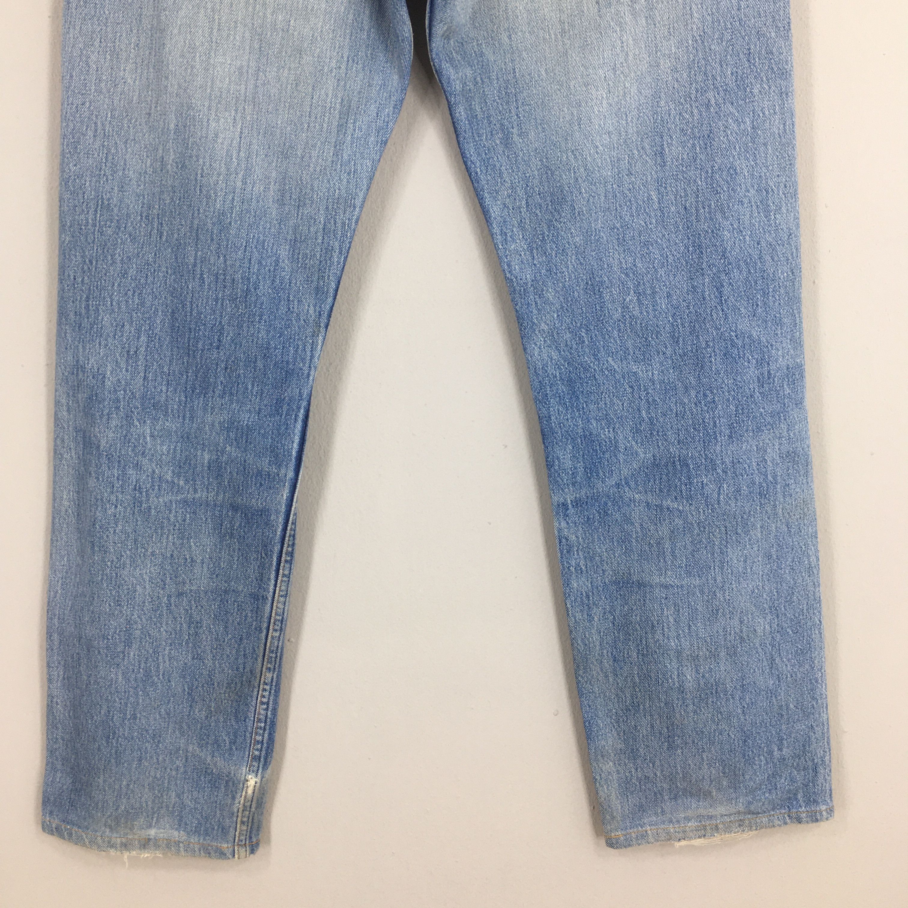 Levi's Size 32x29.5 Vintage 90s Levi's 501 Distressed Jeans S1162 Size US 32 / EU 48 - 10 Thumbnail