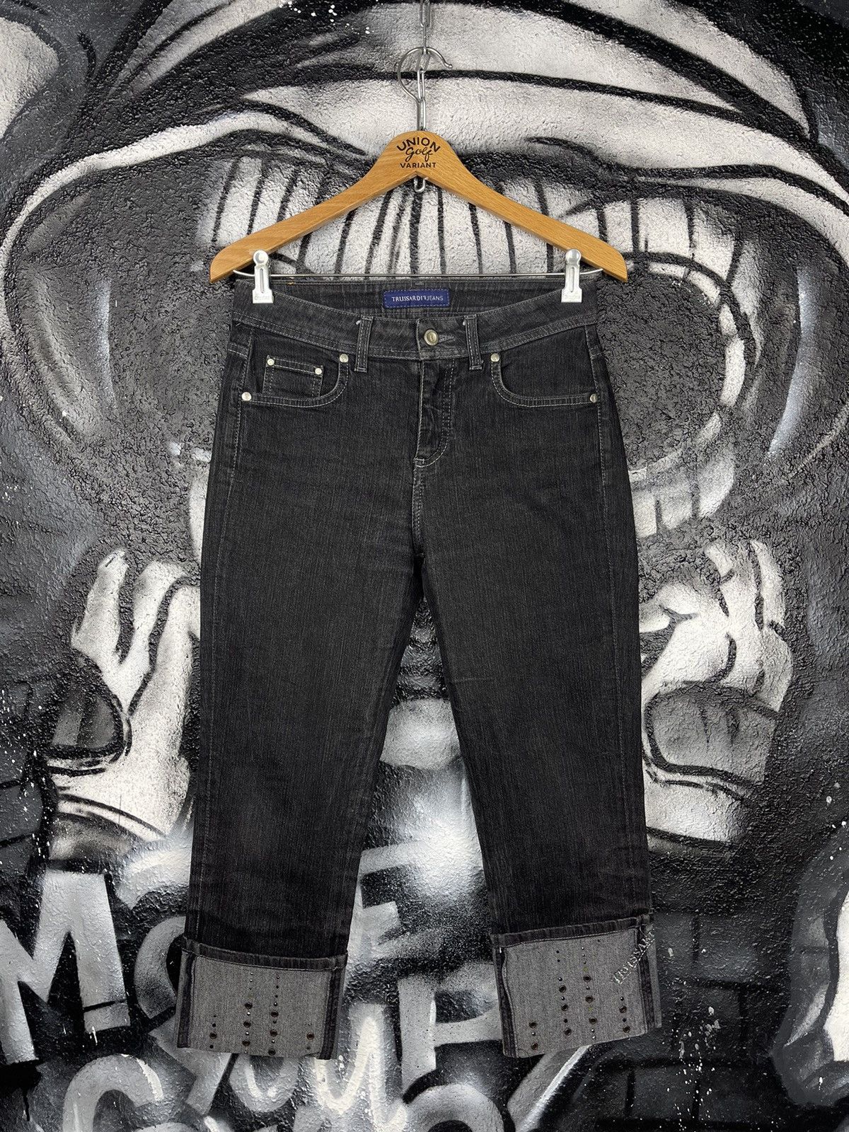 Trussardi Trussardi Jeans Vintage Luxury Women’s Denim Shorts Size 28 Size 28" / US 6 / IT 42 - 7 Thumbnail