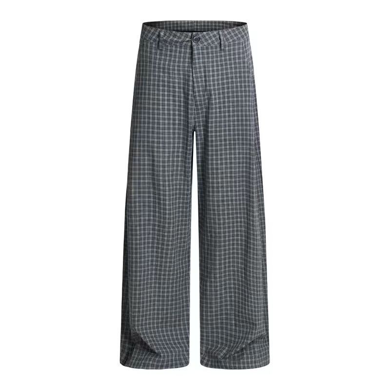 Other Plaid Vintage Retro Style Baggy Trendy Streetwear Pants Size US 29 - 6 Thumbnail