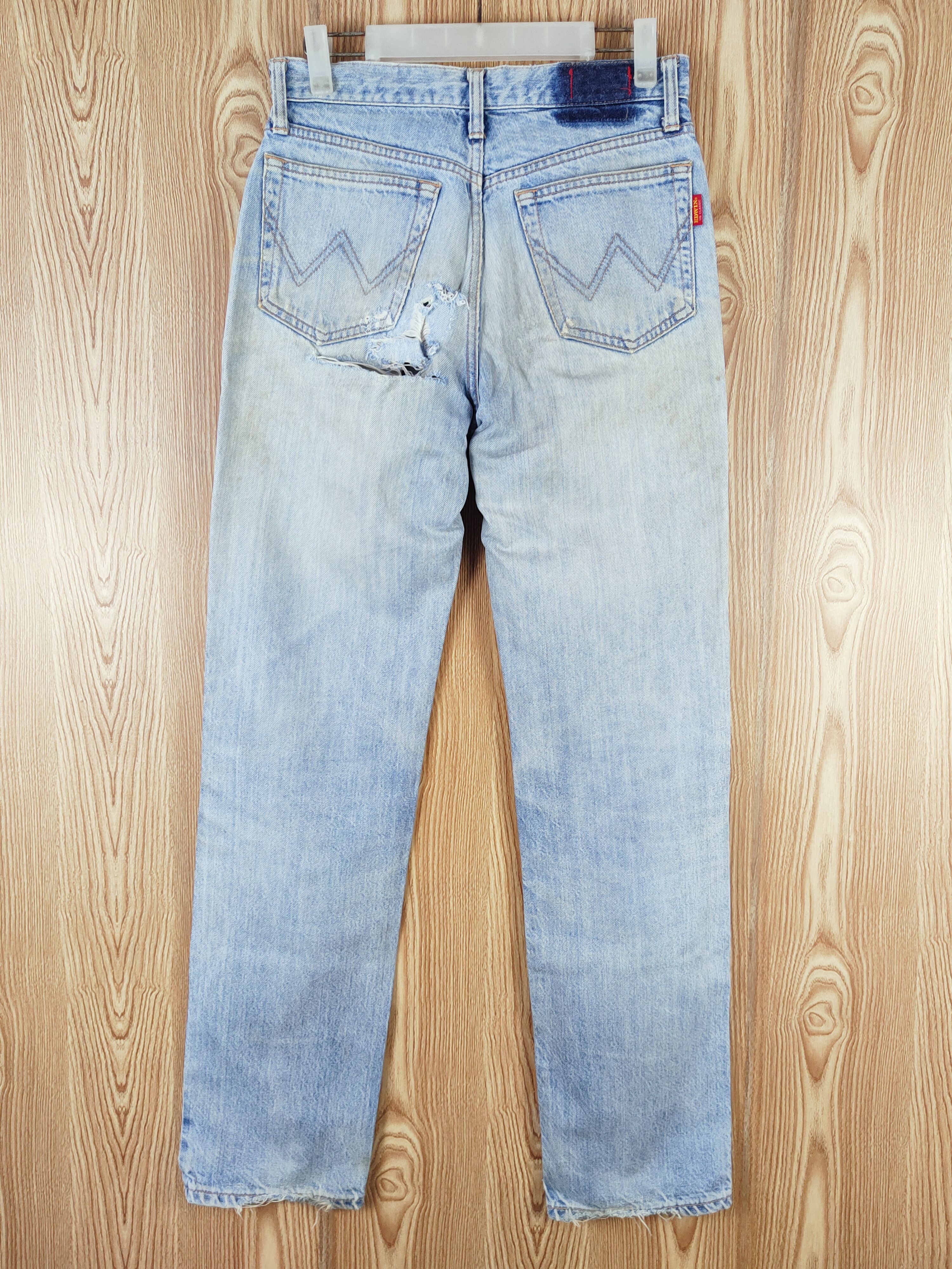 Edwin Edwin Blue Distressed Ripped Jeans #S2767 Size US 29 - 7 Thumbnail