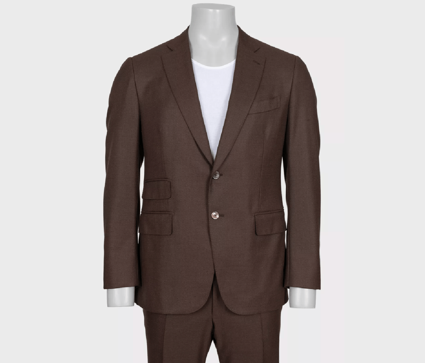 Isaia Isaia men’s brown wool suit Size 52R - 5 Thumbnail
