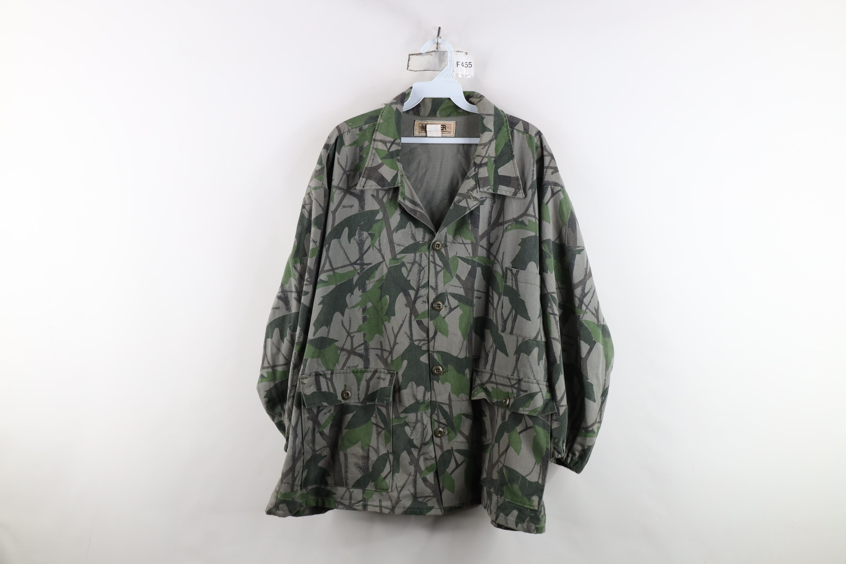 Vintage Vintage 80s 90s Streetwear Camouflage Field Shirt Jacket USA Size US XXL / EU 58 / 5 - 1 Thumbnail