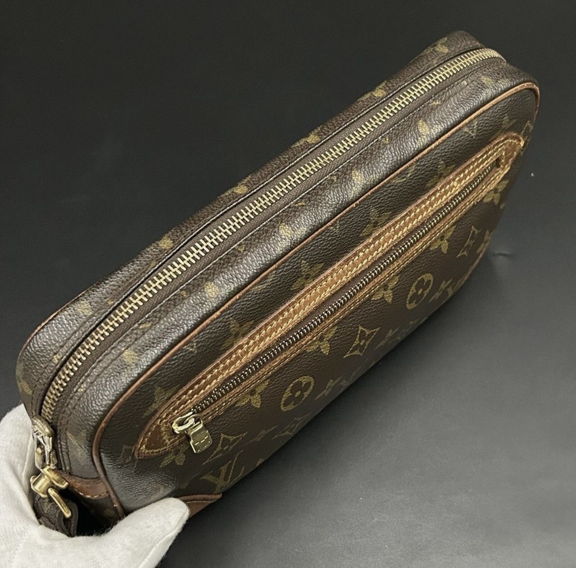 Louis Vuitton Preloved Louis Vuitton monogram Marly Dragonne Clutch Bag Size ONE SIZE - 7 Thumbnail