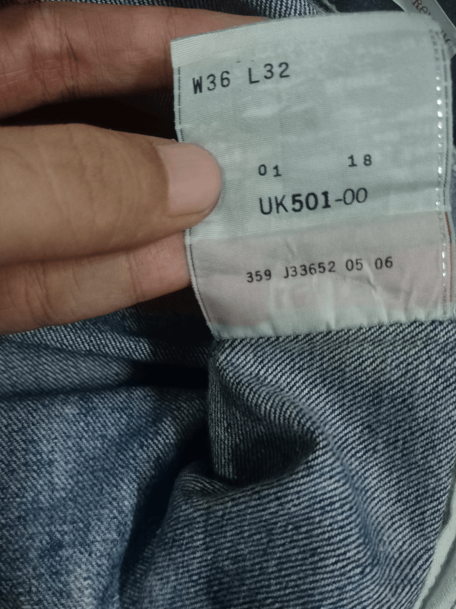 Levi's Vintage 90s Levis 501 Selvedge Premium Baggy Jeans Size US 36 / EU 52 - 16 Thumbnail