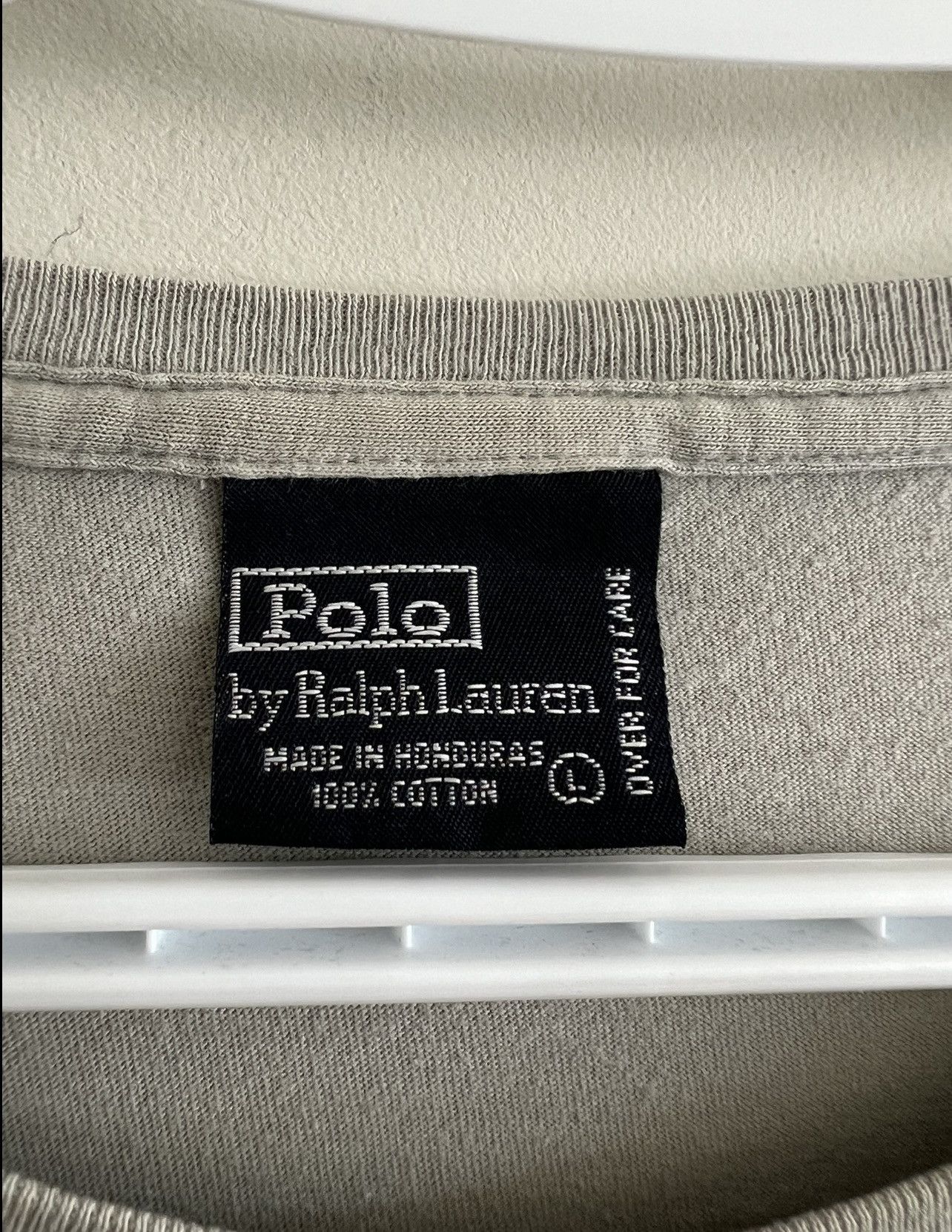 Polo Ralph Lauren × Vintage Vintage 90’s Polo Ralph Lauren Single Stitched Shirt. Size US L / EU 52-54 / 3 - 3 Thumbnail