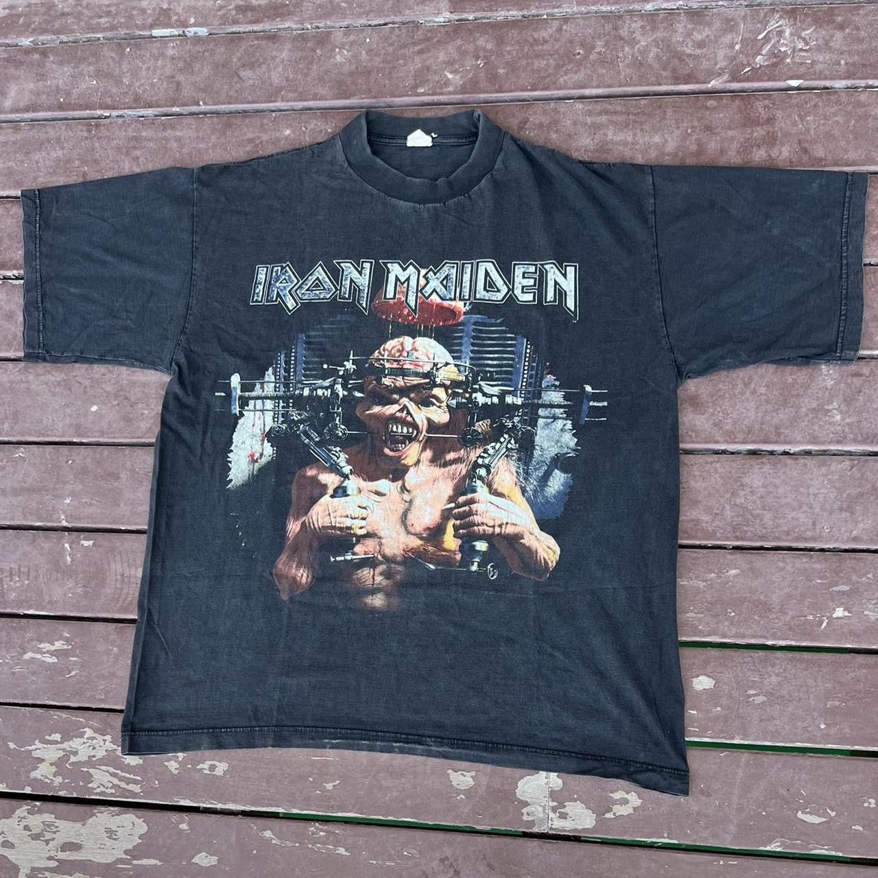 Iron Maiden Vintage 1995 Iron Maiden Size US XL / EU 56 / 4 - 2 Thumbnail