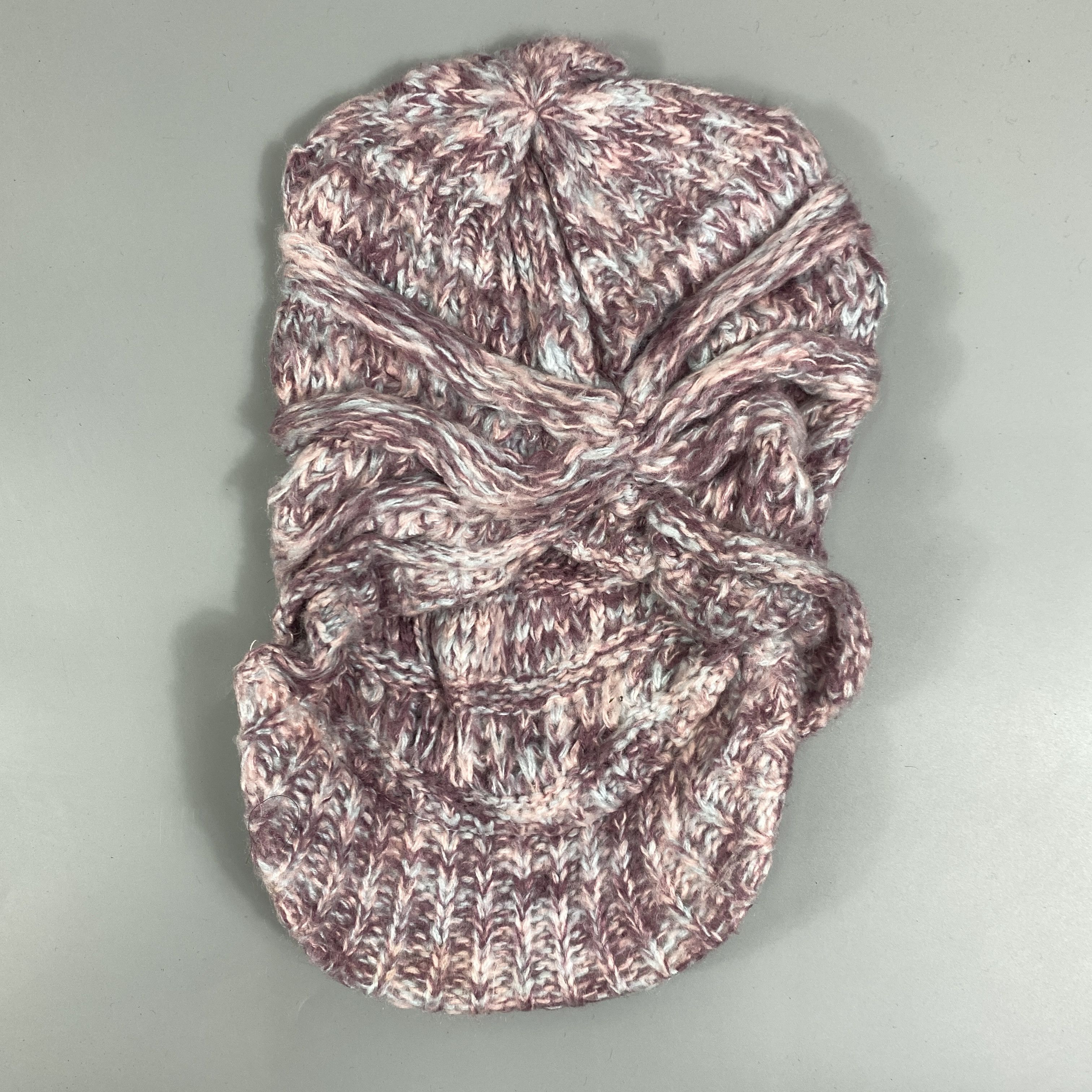 Japanese Brand Knitted Slouchy Beanie Hats With Brim -BN1071 Size ONE SIZE - 7 Thumbnail