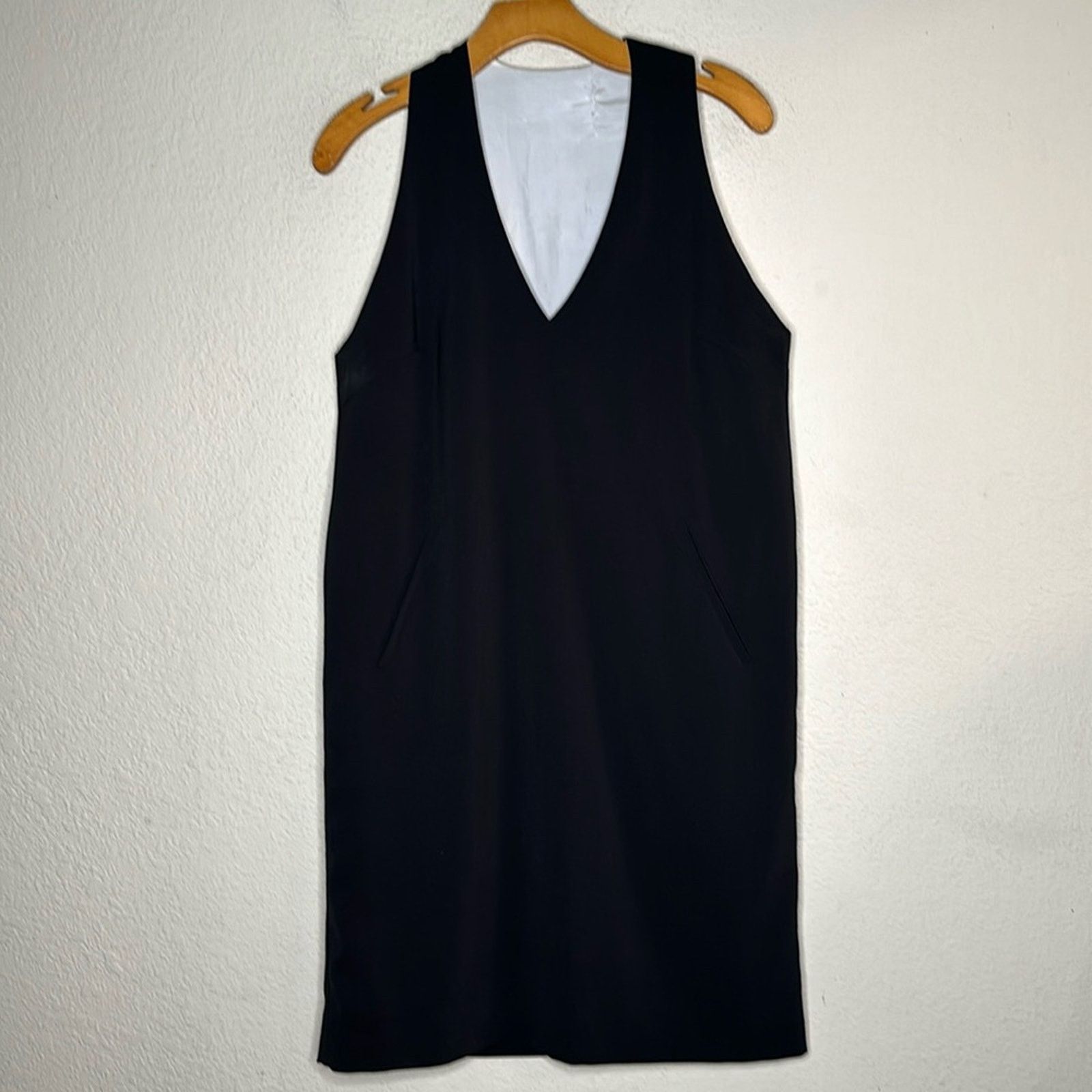Brochu Walker Brochu Walker Aude Shift Crepe Dress Minimalist Black Small Size S / US 4 / IT 40 - 4 Thumbnail