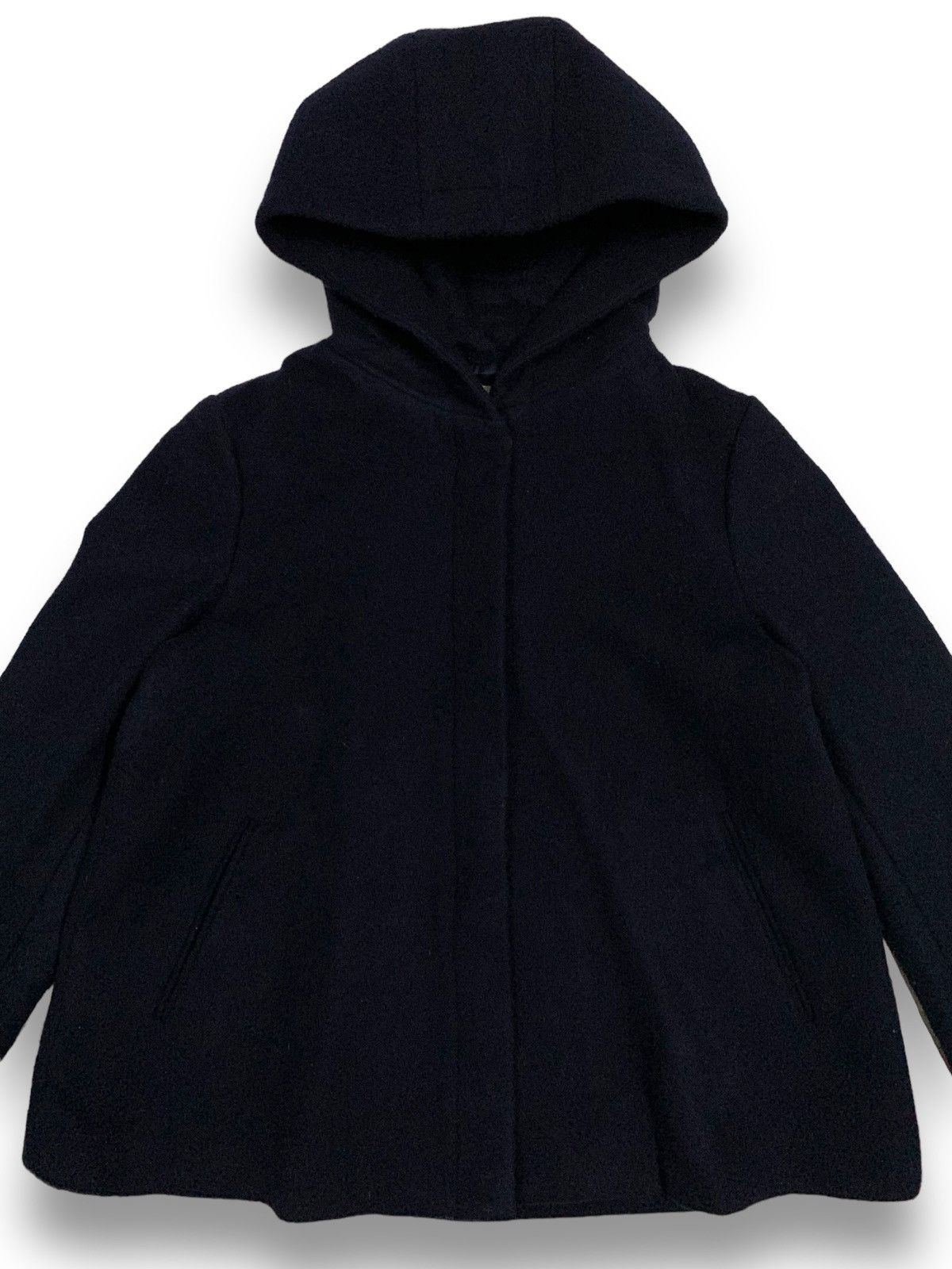 Beams Plus B”Ming by Beams Japan Wool Blend Flared Hem Hooded Jacket Size M / US 6-8 / IT 42-44 - 4 Thumbnail