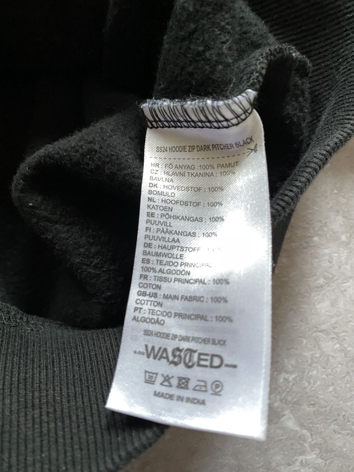 Wasted Paris × Wasted Youth Rare Wasted Paris Hoodie Big Logo Y2K Gothic Dead Skull Size US L / EU 52-54 / 3 - 10 Thumbnail