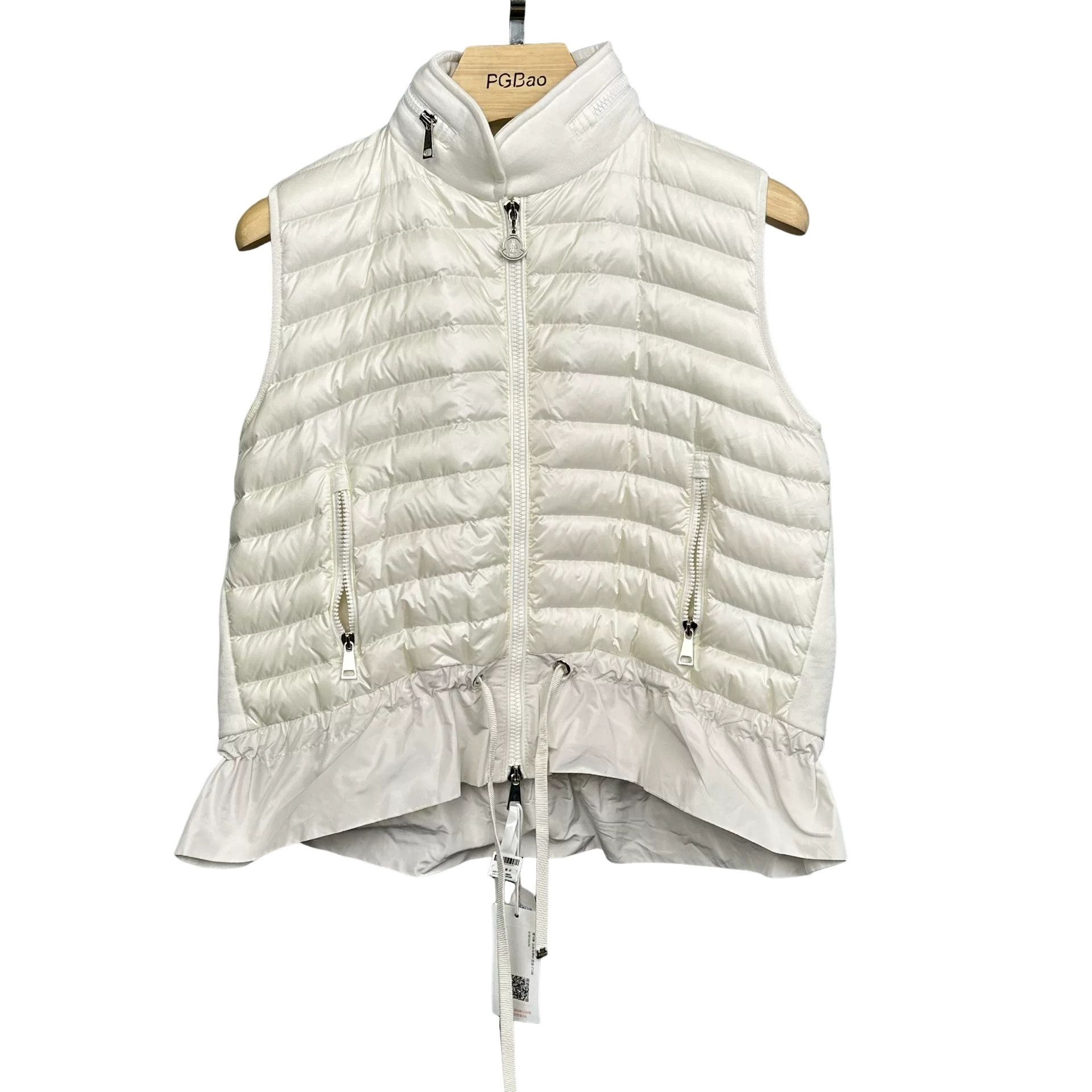 Moncler Moncler Ruffle Hem Down Vest Size M Size M / US 6-8 / IT 42-44 - 1 Thumbnail