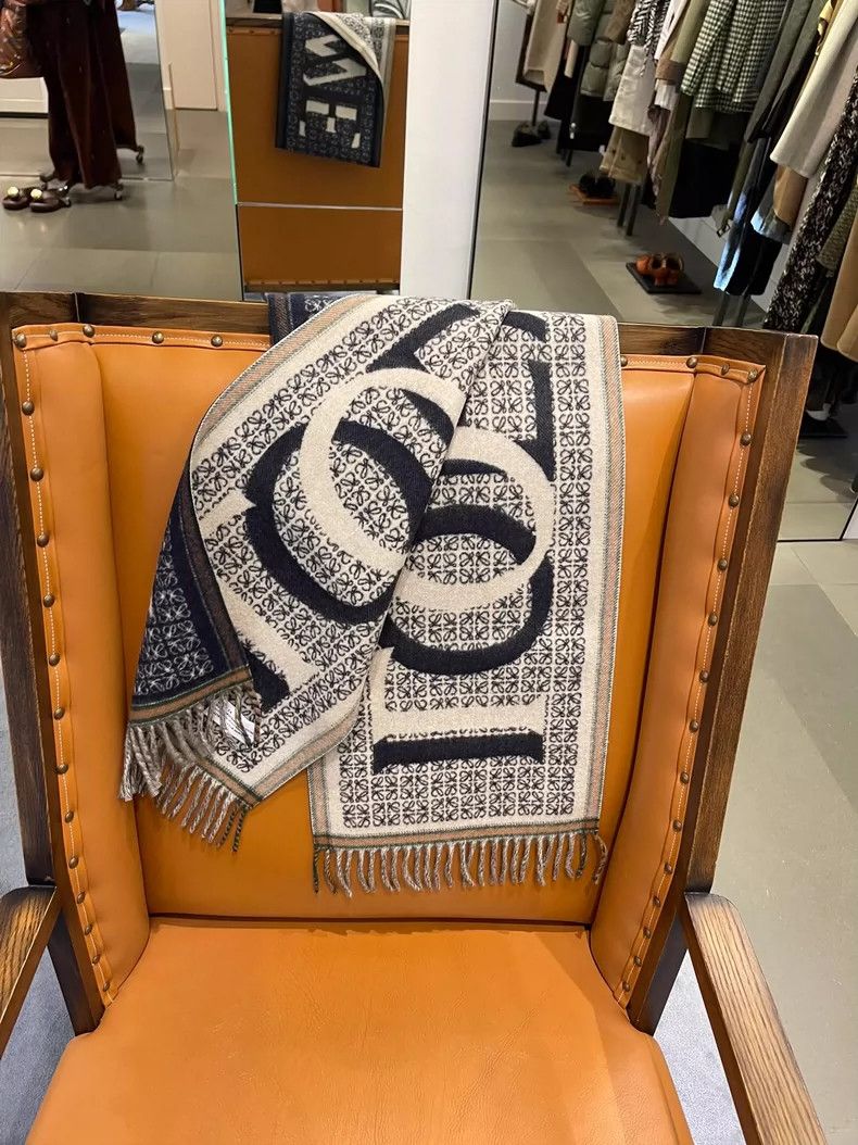 Loewe LOEWE size30*180cm Wool and cashmere scarves Size ONE SIZE - 6 Thumbnail