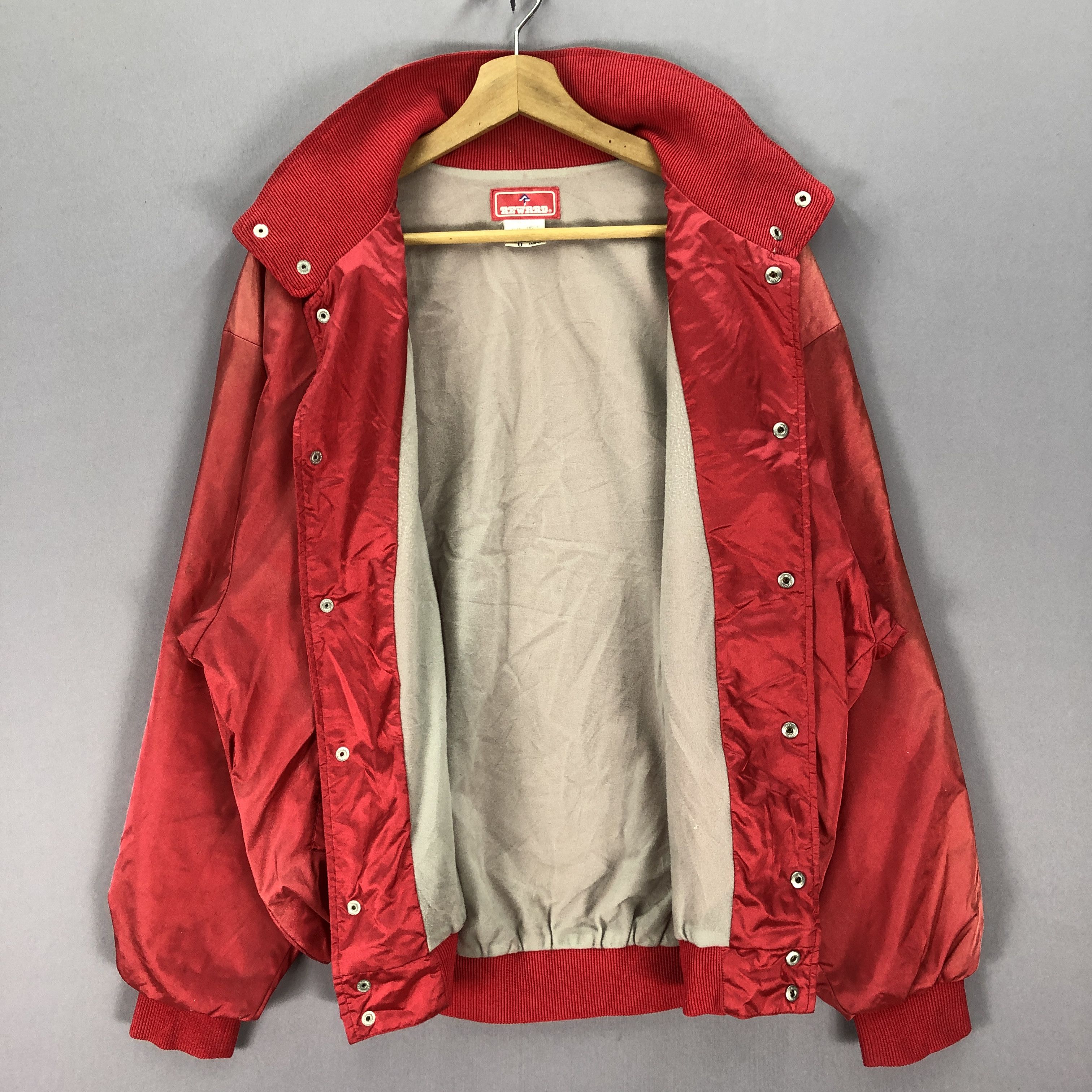 Japanese Brand × Vintage Vintage 90s Reward Windbreaker Japanese Satin Coach Jackets Size US M / EU 48-50 / 2 - 3 Thumbnail