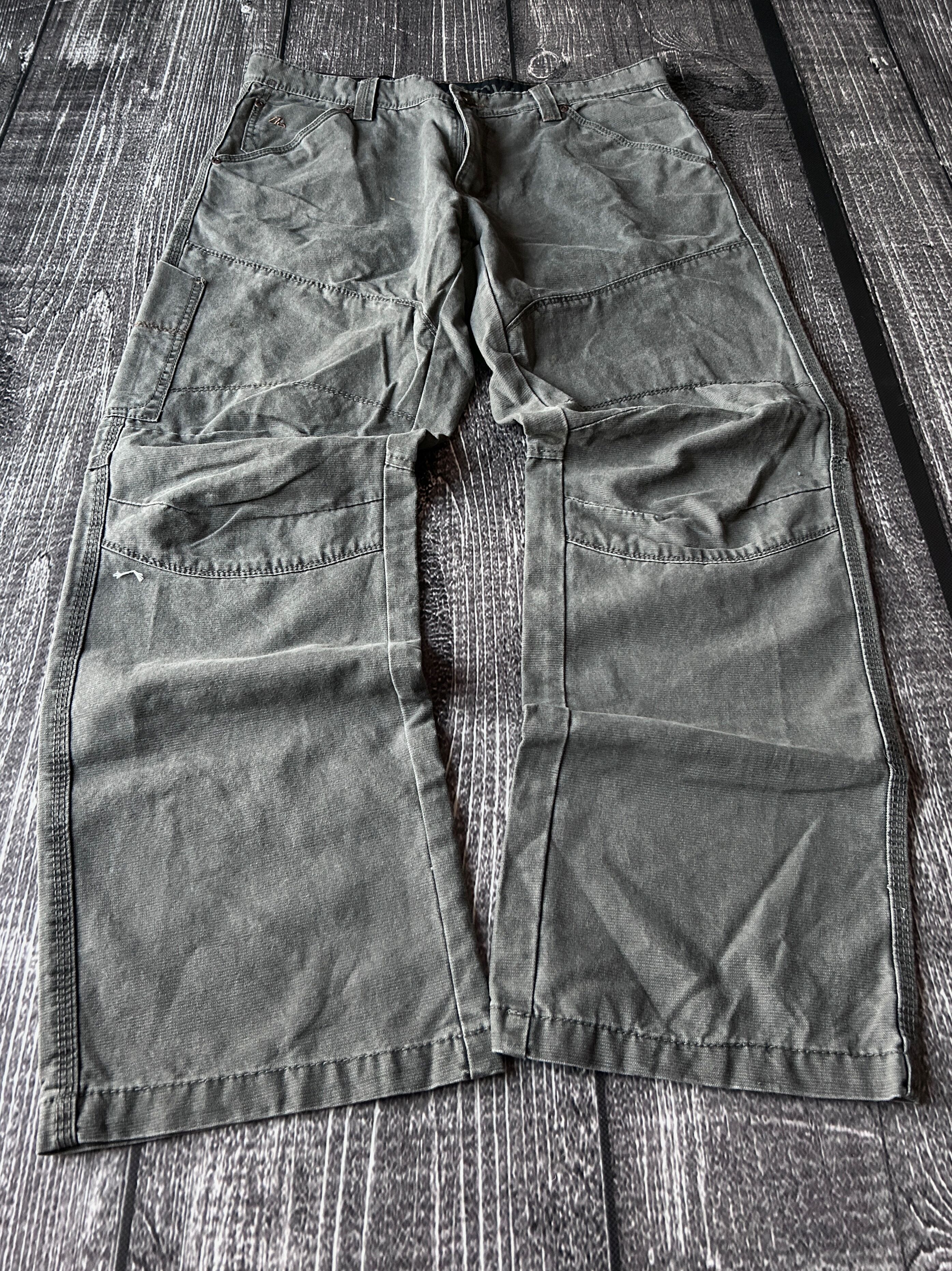 Designer Vintage Balenciaga Junya Watanabe Style Cargo Washed Jeans Size US 32 / EU 48 - 1 Thumbnail