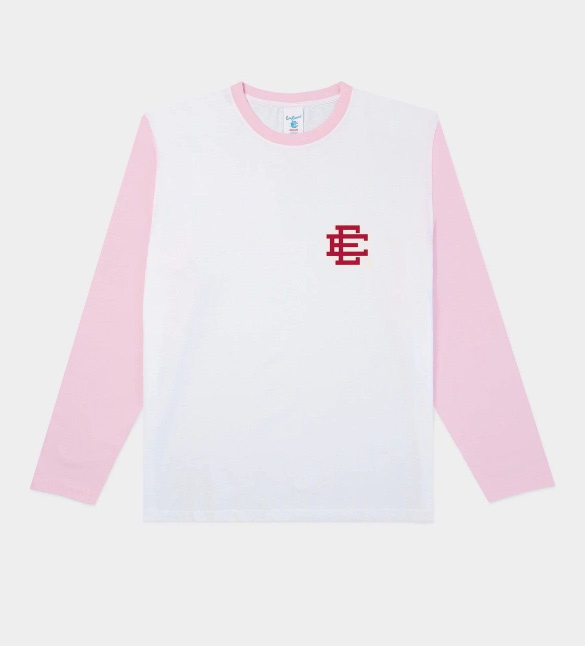 Eric Emanuel Eric Emanuel EE white w pink long sleeve shirt XL Size US XL / EU 56 / 4 - 1 Thumbnail