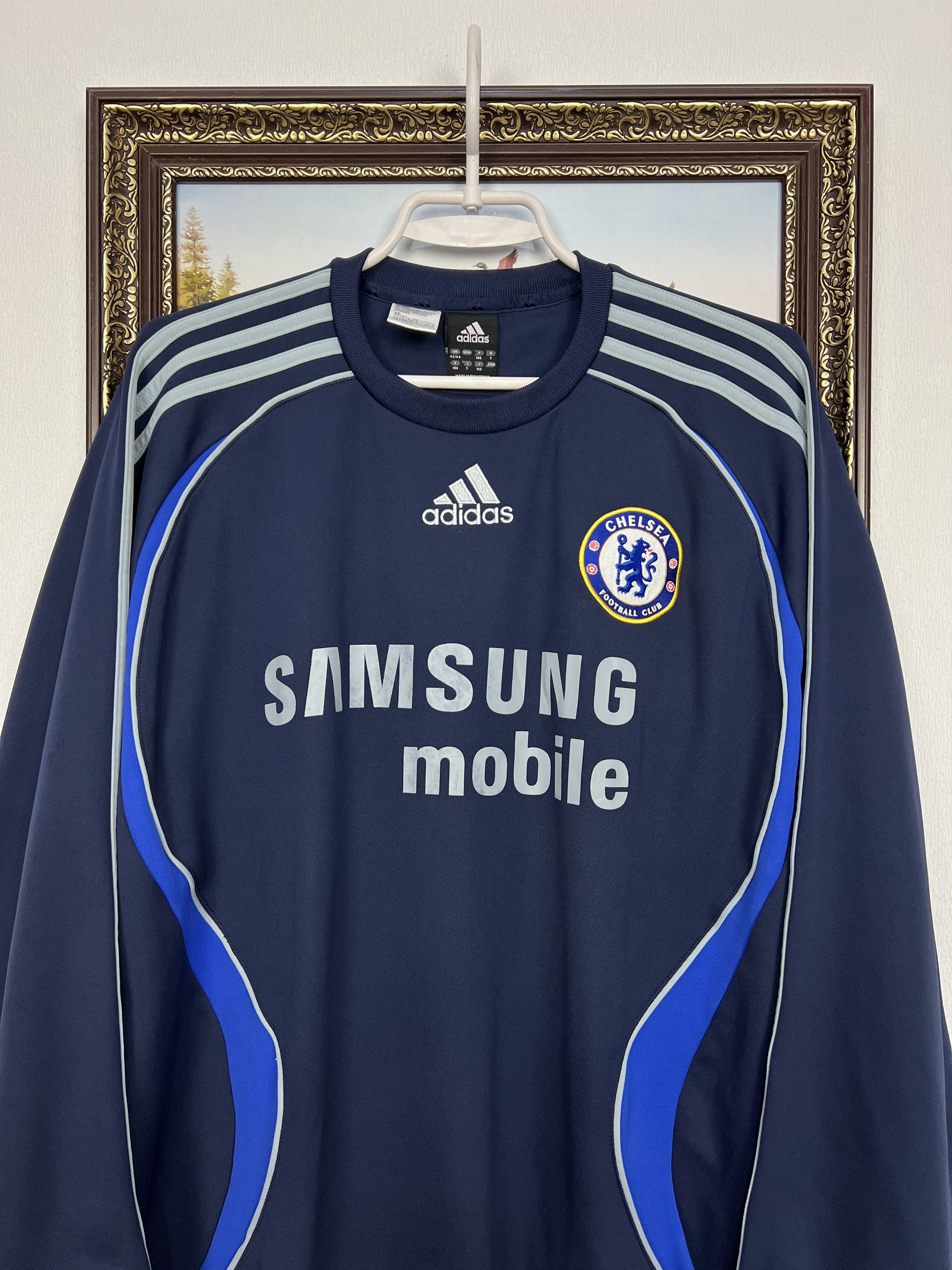 Adidas Vintage Adidas Chelsea Football Sweatshirt Soccer Size US L / EU 52-54 / 3 - 2 Thumbnail