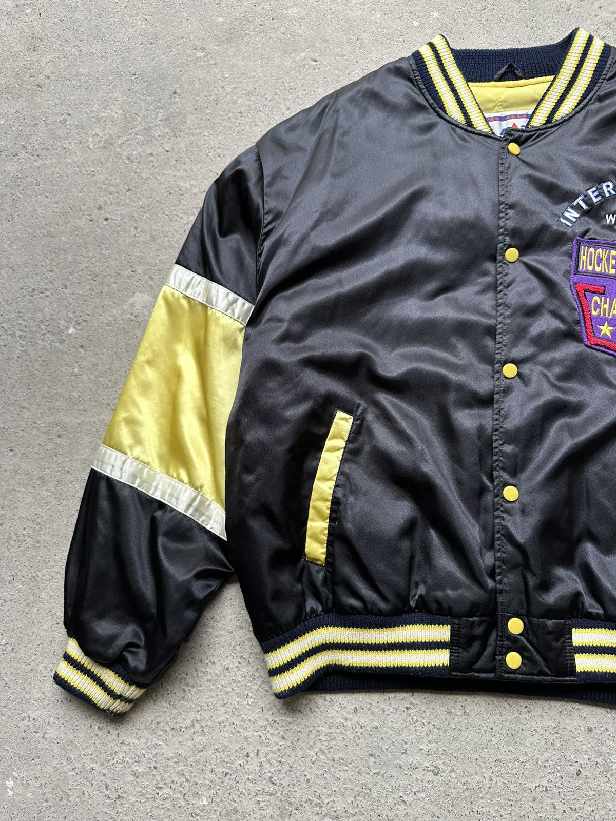 Campia Moda Campri Bomber NHL International Hockey League Vintage XL 56 Size US XL / EU 56 / 4 - 3 Thumbnail