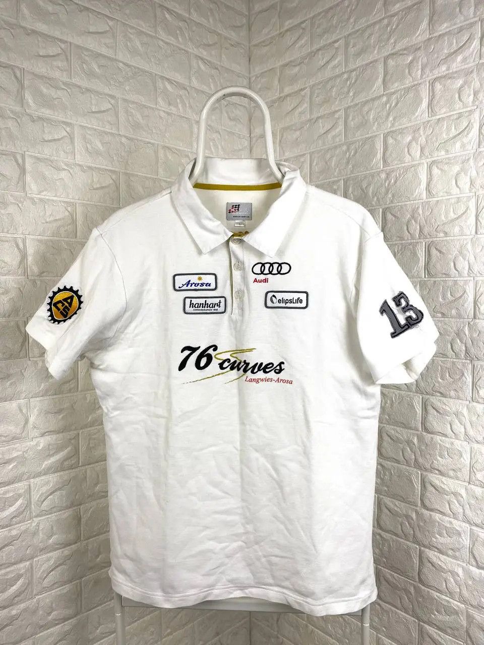 Audi Audi Racing Style Nascar Signature Emblem Polo T Shirt Size US M / EU 48-50 / 2 - 1 Thumbnail