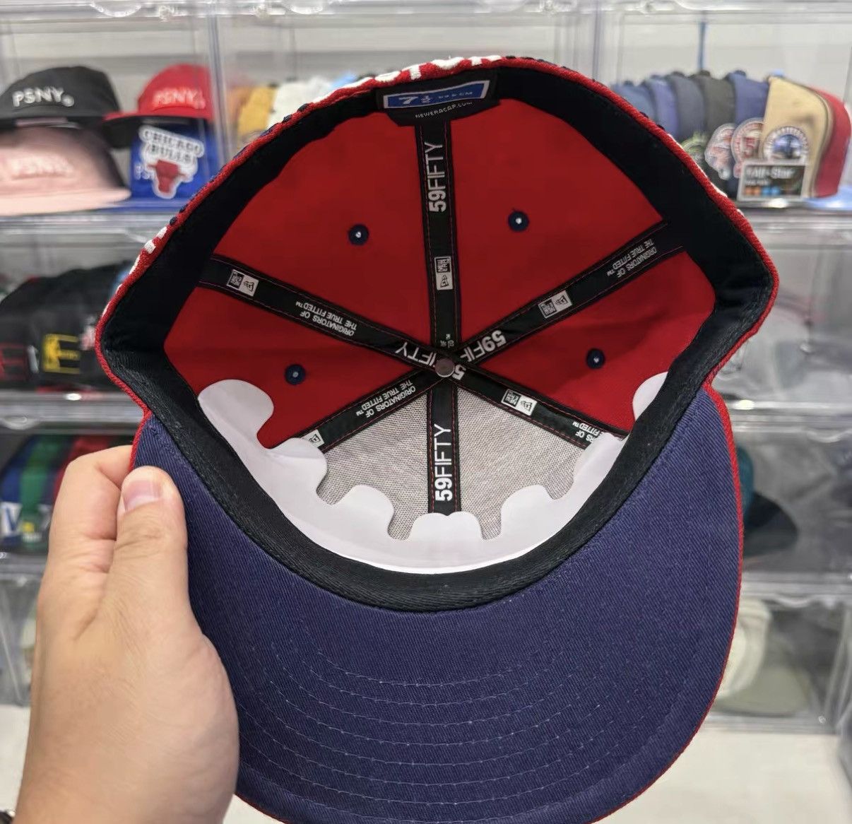 New Era New Era MLB Boston Red Sox Flat Brim Baseball Cap J32 Size ONE SIZE - 5 Thumbnail