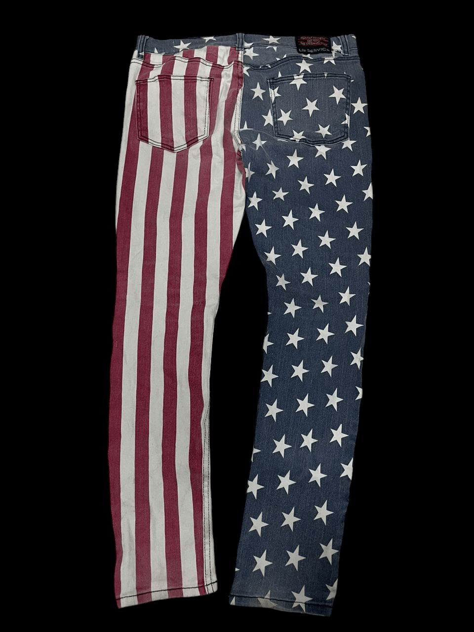 Rockstar Games 💥Rockstar Lip Service American Flag 💥 Size US 35 - 2 Thumbnail