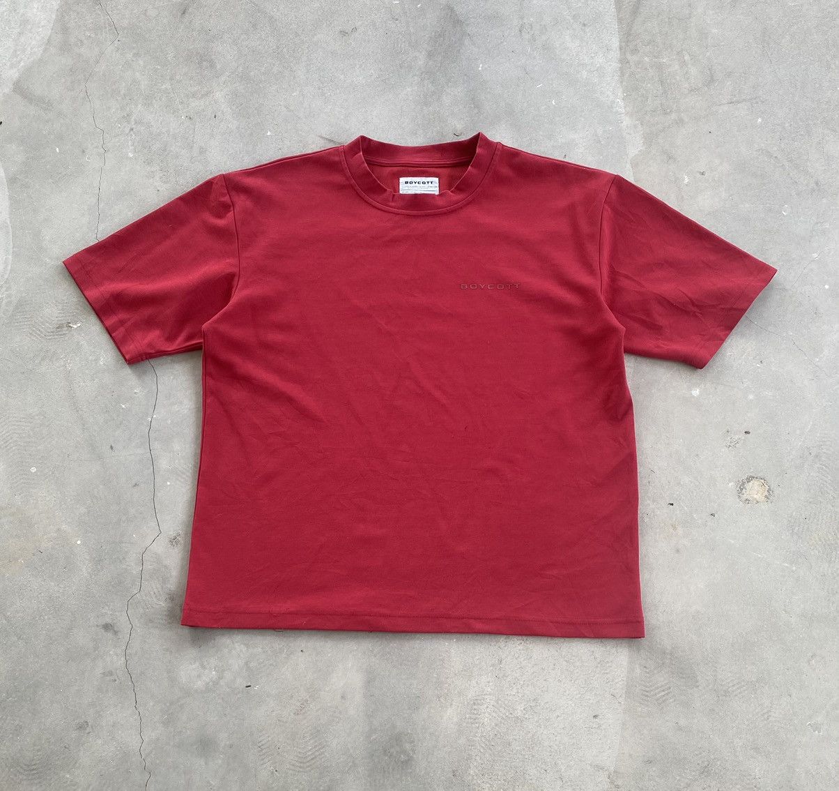Boycott × Vintage BOYCOTT SPELLOUT MONOTONE TEE Size US M / EU 48-50 / 2 - 2 Thumbnail