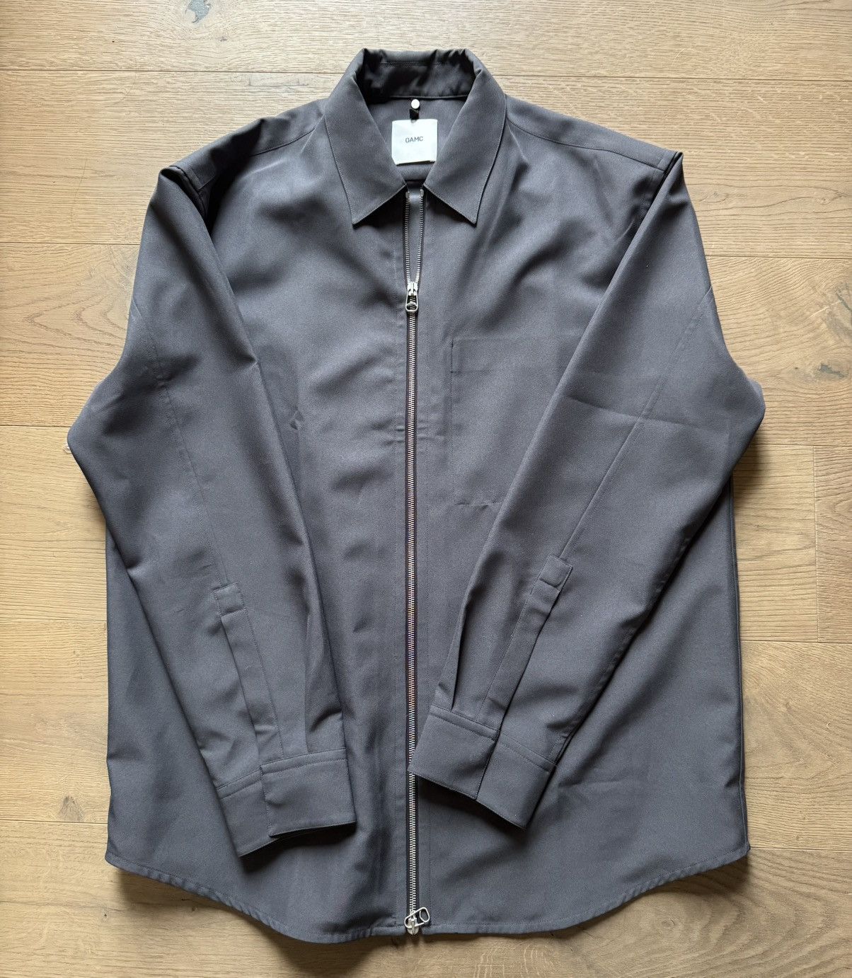 OAMC OAMC Zip-Up Overshirt — Italian-Made Minimalism Size US XL / EU 56 / 4 - 1 Thumbnail