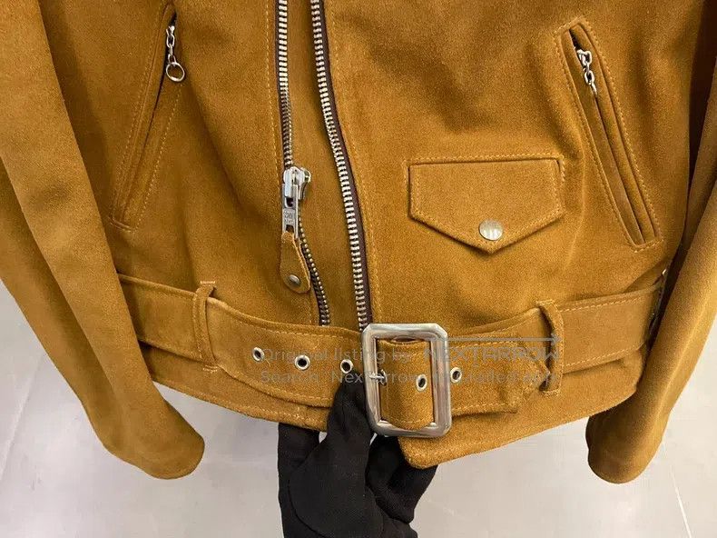 Schott Schott The first year of the suede cowhide biker jacket Size US XS / EU 42 / 0 - 7 Thumbnail