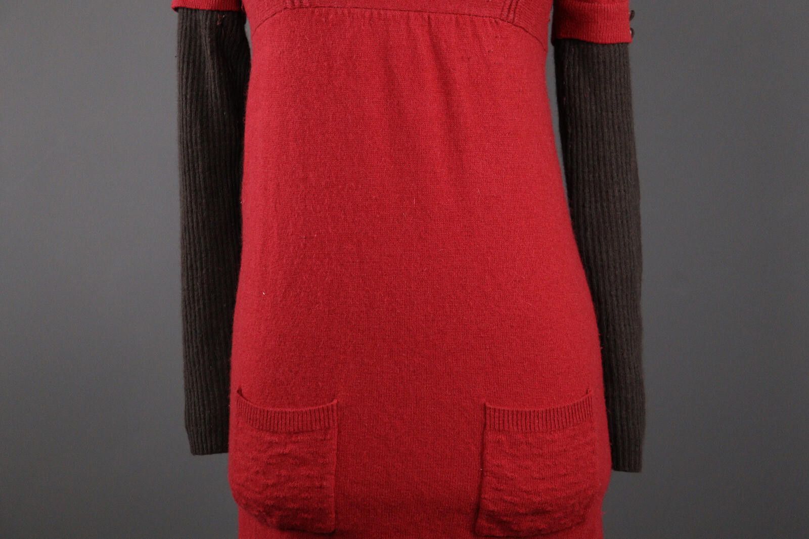 Kenzo Girls Kenzo Wool Designer Casual Knit Sweater Dress Size M Size M / US 6-8 / IT 42-44 - 4 Thumbnail