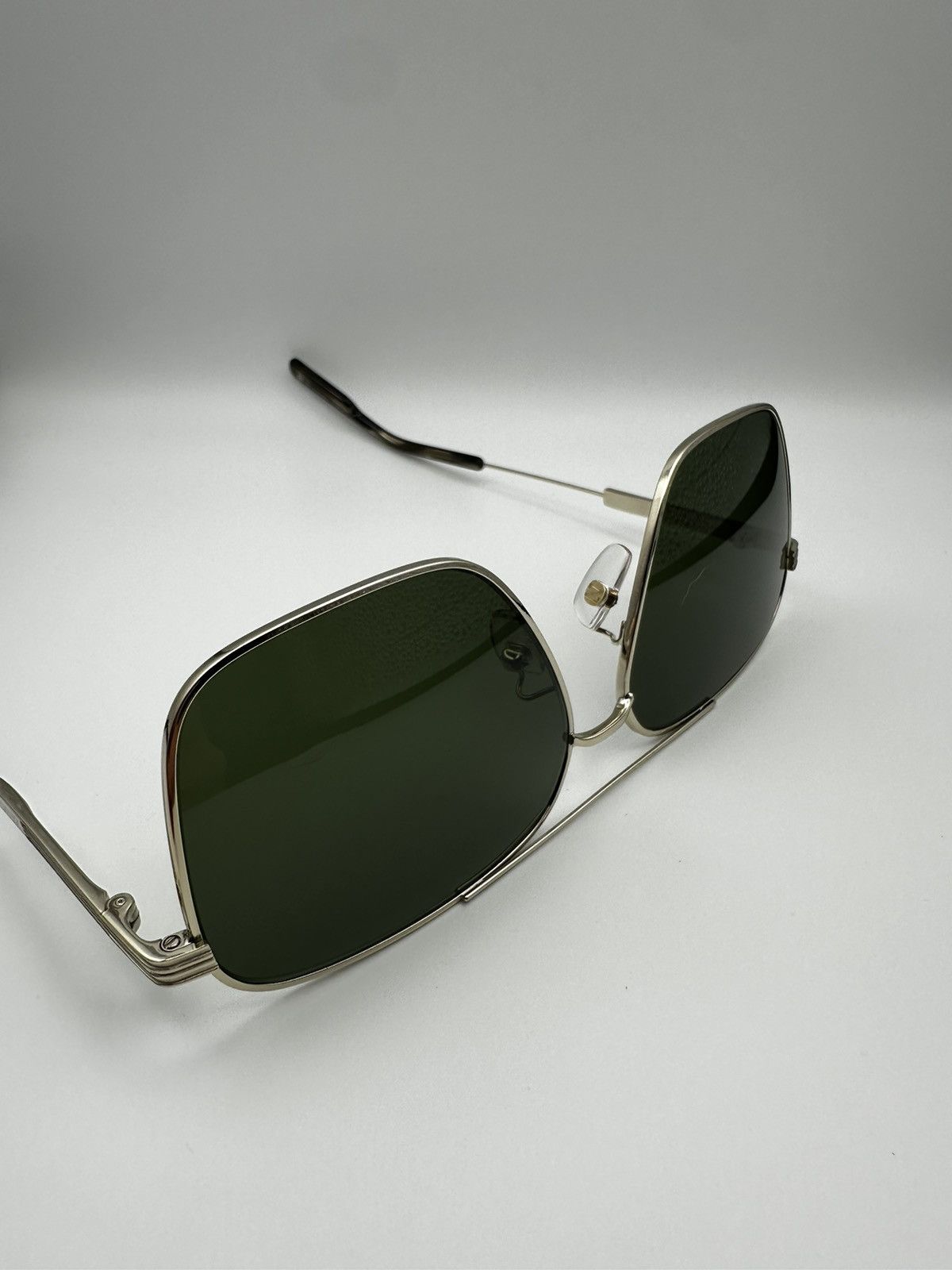 Ermenegildo Zegna Zegna Gold Toned Steel Sunglasses Size ONE SIZE - 8 Thumbnail