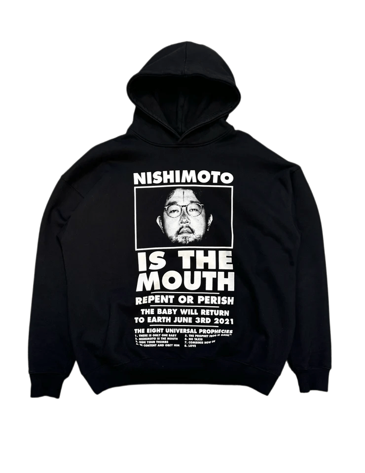 Japanese Brand Nishimoto Is The Mouth Black Hoodie Size US L / EU 52-54 / 3 - 1 Thumbnail