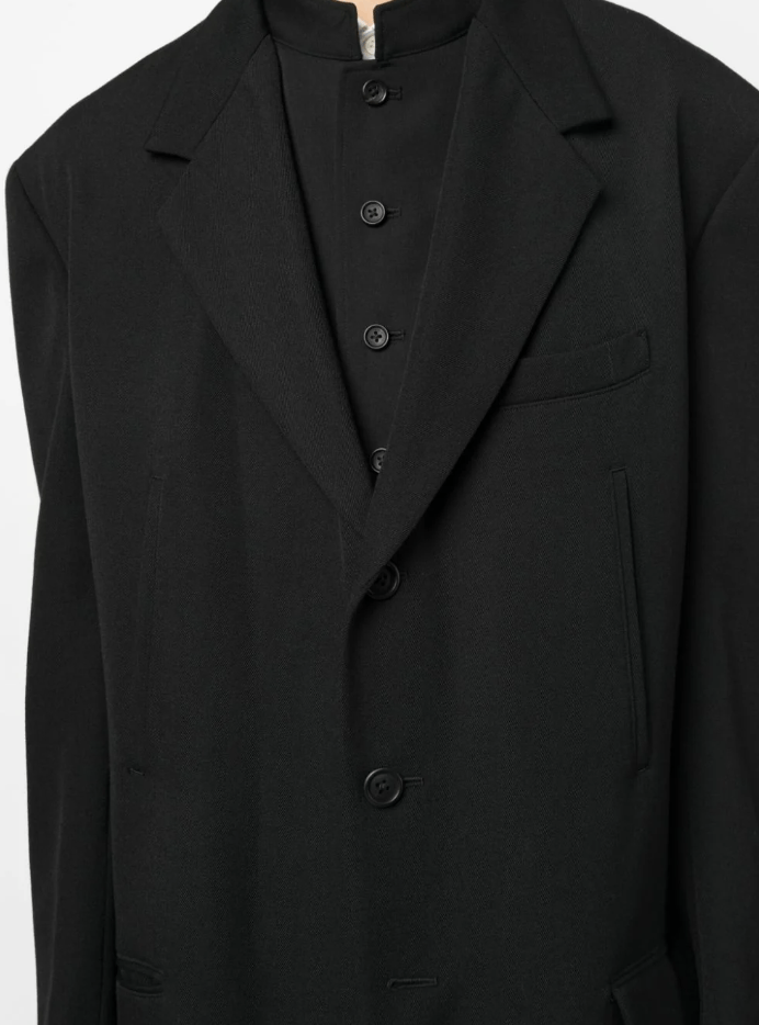Yohji Yamamoto Yohji Yamamoto Pour Homme - Gabardine 5 Pocket Long Jacket Size US S / EU 44-46 / 1 - 10 Thumbnail