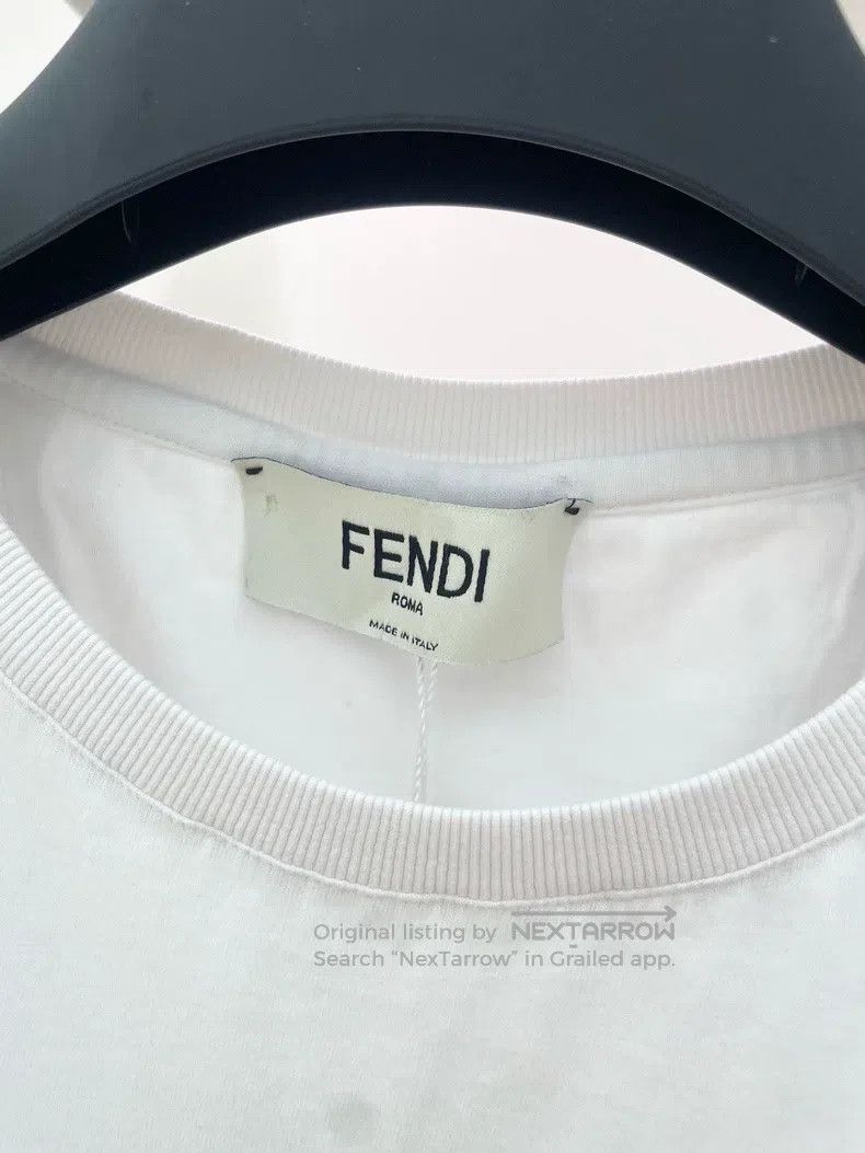 Fendi Fendi White Pocket Zipper T-Shirt Size S / US 4 / IT 40 - 3 Thumbnail