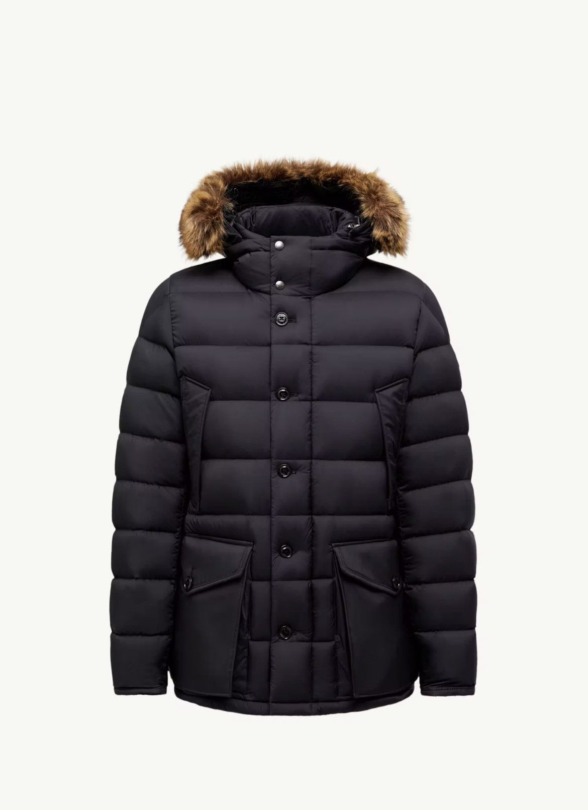 Moncler Clunye Hooded Mid-Length Down Jacket Size US XL / EU 56 / 4 - 1 Thumbnail