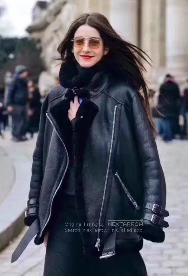 Acne Studios Acne Studios Shearling and Leather Combination Jacket Pilo Size XS / US 0-2 / IT 36-38 - 8 Thumbnail