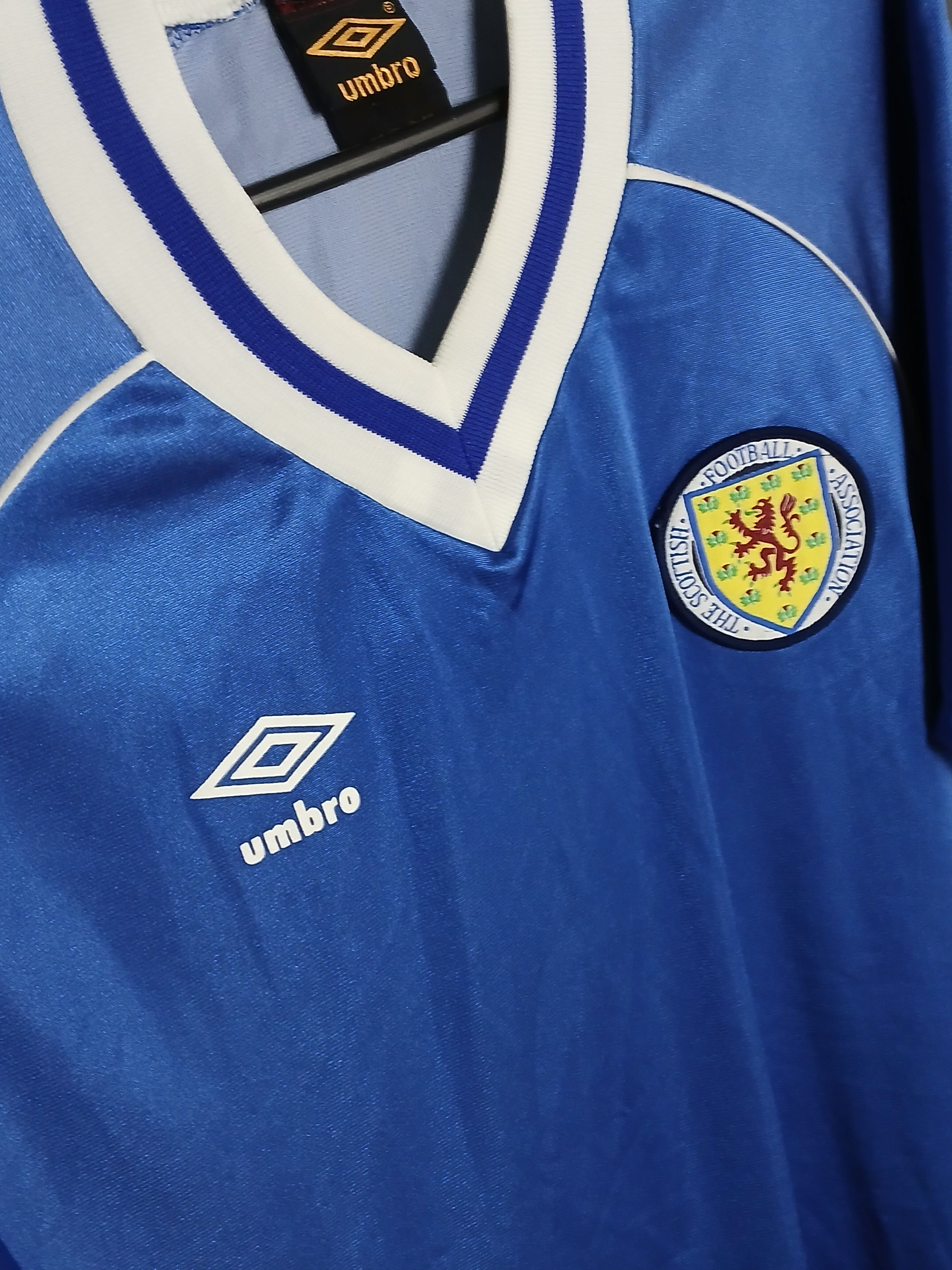 Other Scotland National Team 1982/1985 Home Football Jersey Size US L / EU 52-54 / 3 - 3 Thumbnail