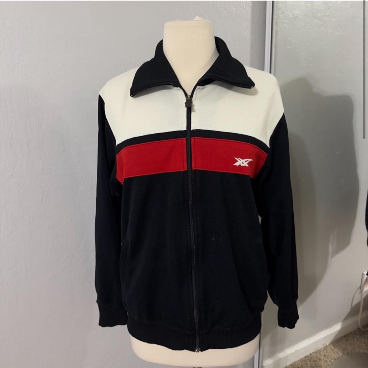 Asics × Vintage Vintage ASICS Made in Japan Black and Red Track Jacket Size US S / EU 44-46 / 1 - 3 Thumbnail