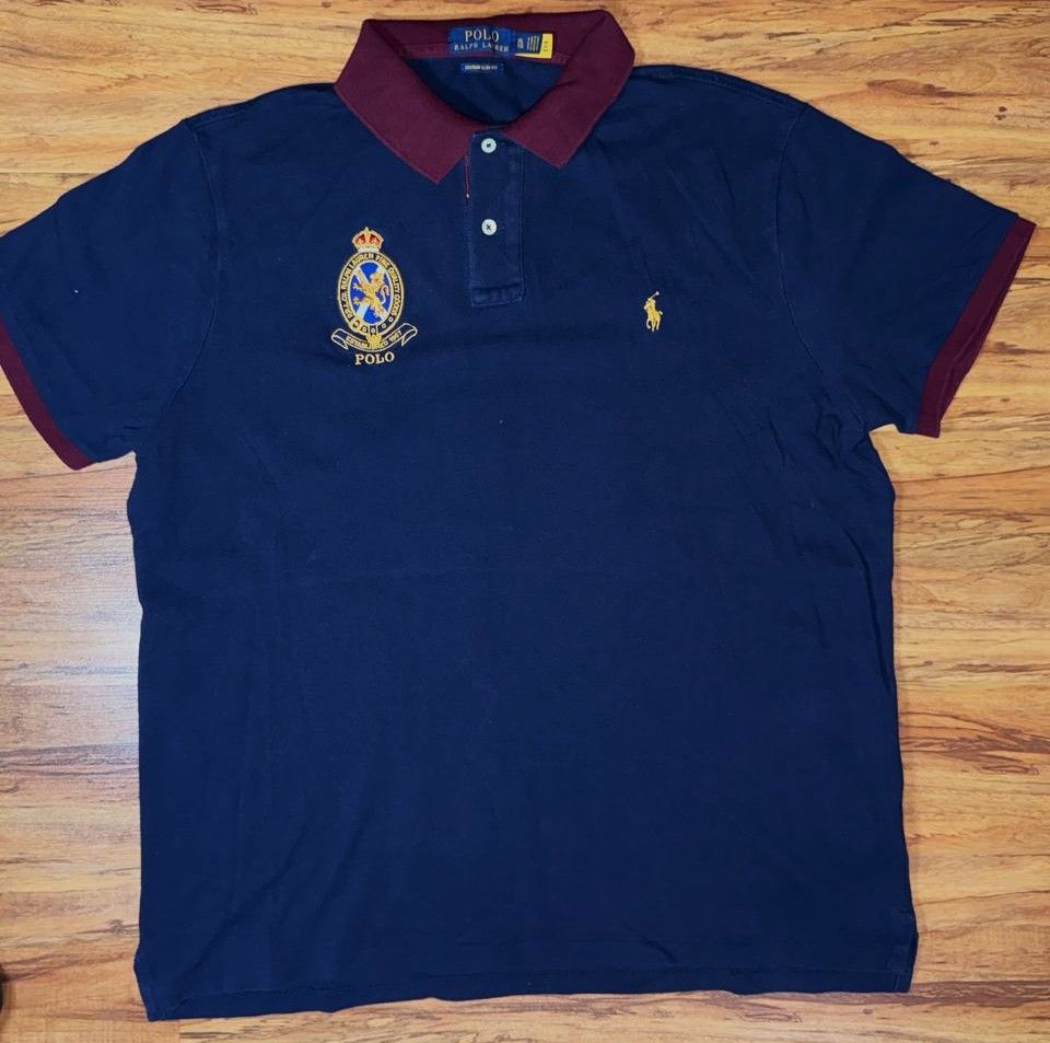 Polo Ralph Lauren Lion Crest Embroidered Ralph Lauren Polo Shirt Size US XL / EU 56 / 4 - 1 Thumbnail