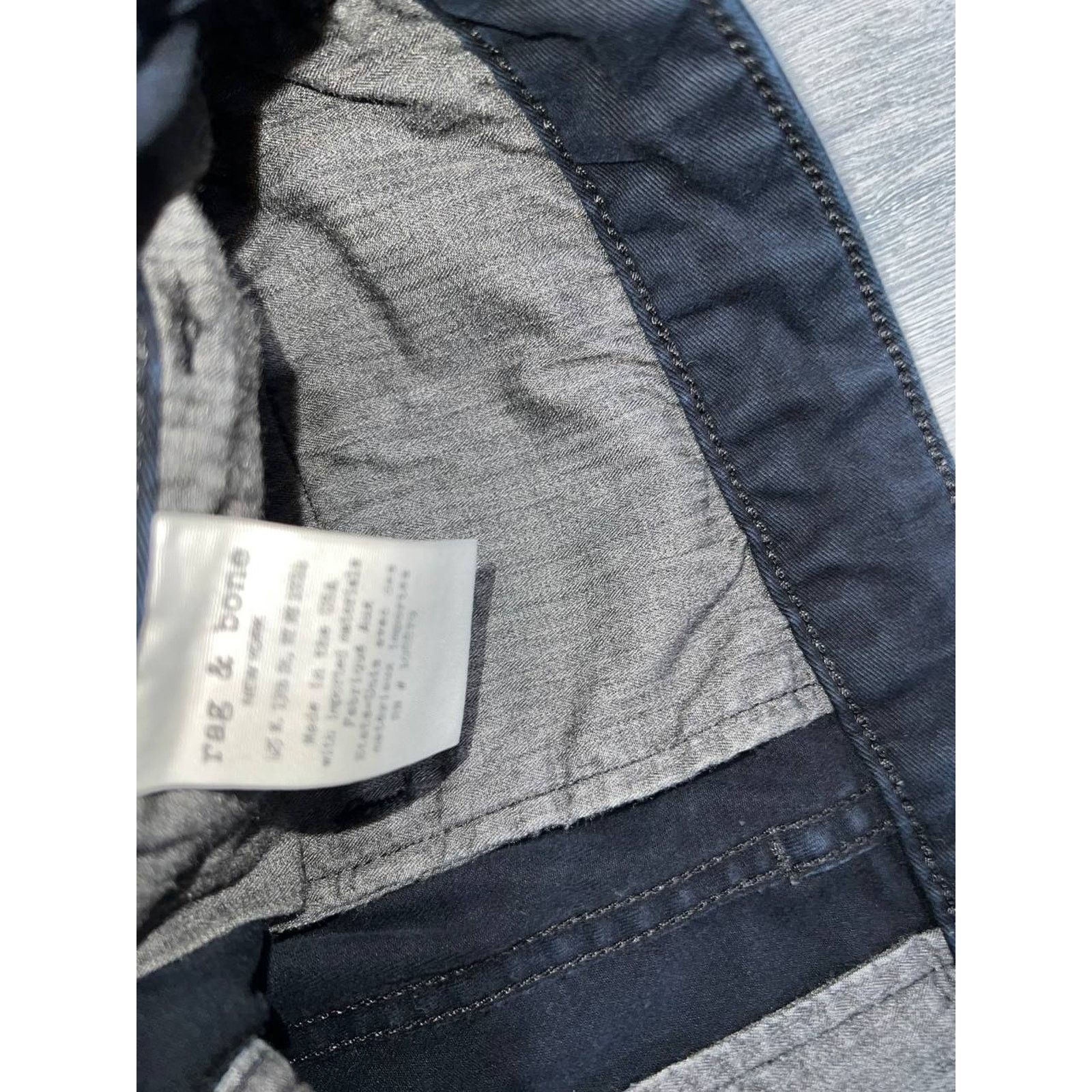 Rag & Bone Rag & Bone Womens Mid Rise Jeans Dark Navy Sz 28 A003219 Size 28" / US 6 / IT 42 - 4 Thumbnail