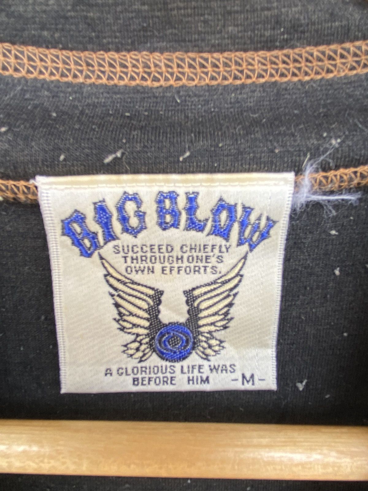 Other Vintage Big Blow Big Embroidered Printed Sweatshirt Black Size US M / EU 48-50 / 2 - 6 Thumbnail